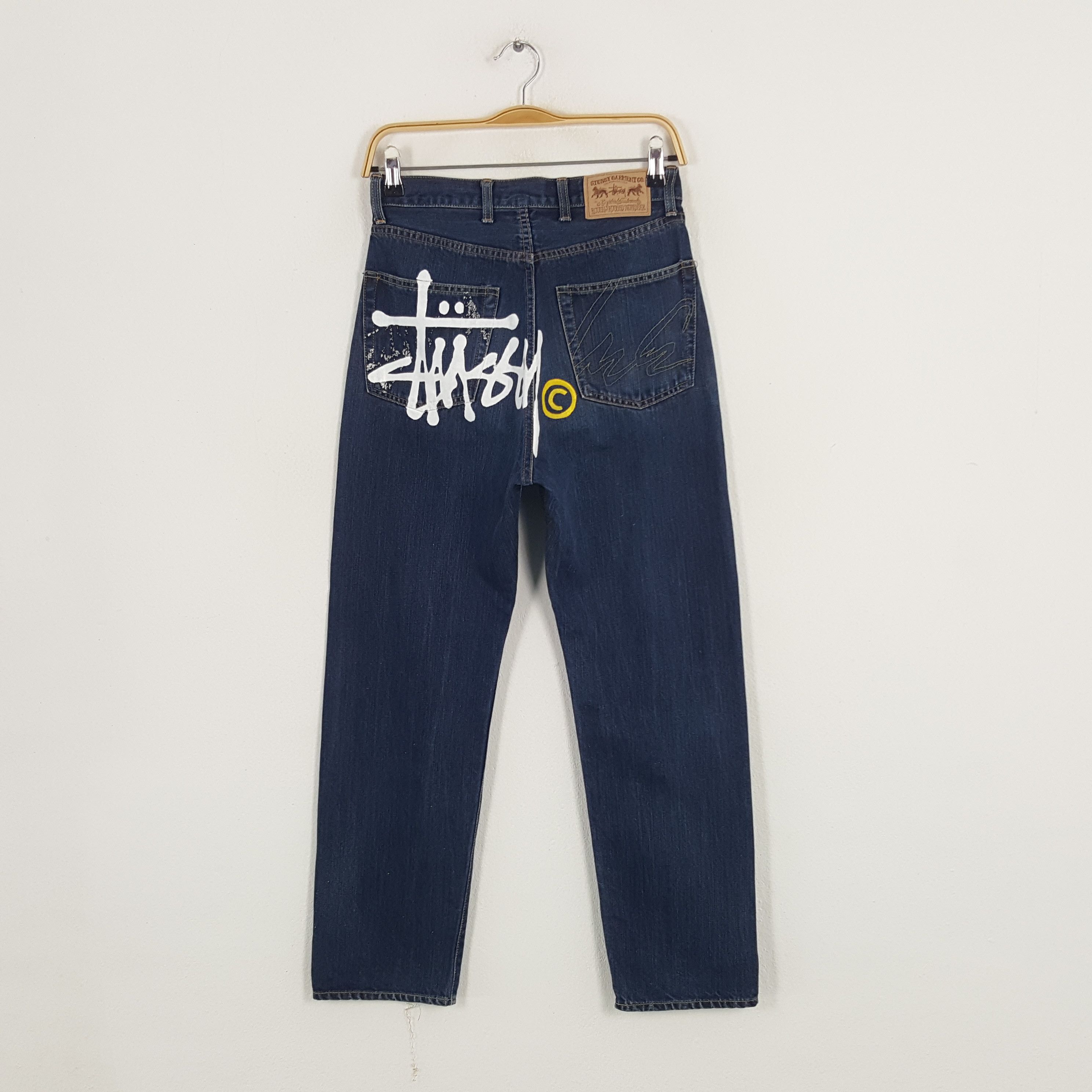 Stussy × Vintage Vintage Stussy American Streetwear Style Denim Jeans Size US 27 - 1 Thumbnail