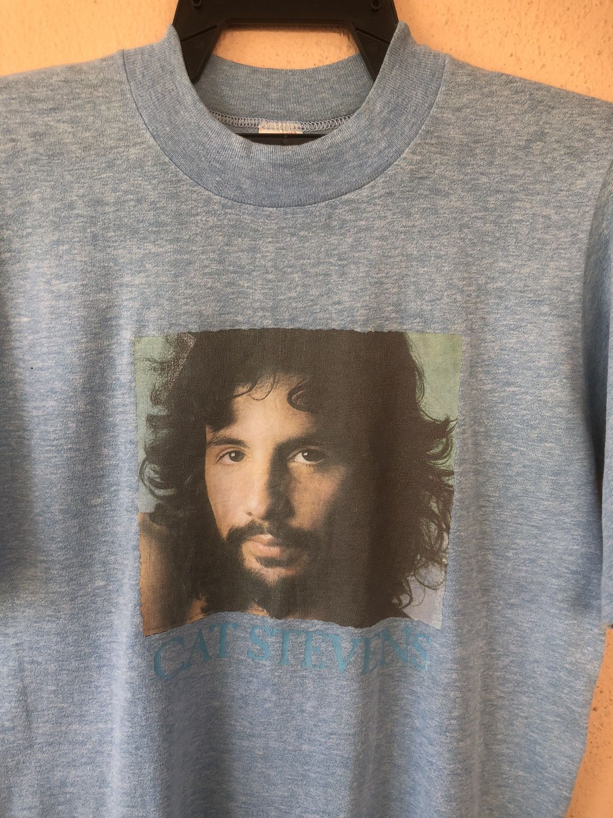 Band Tees × Vintage Vintage 70s CAT STEVENS Rock Legend Band Tee Size US S / EU 44-46 / 1 - 2 Thumbnail