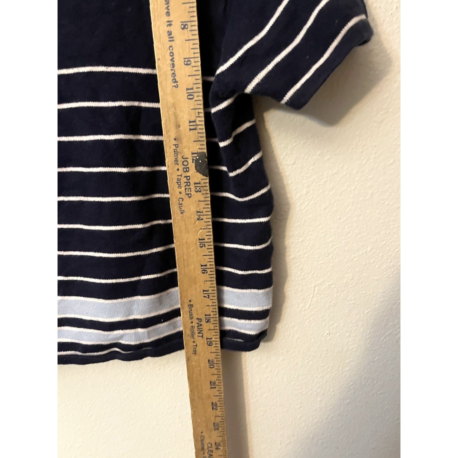 American Eagle Outfitters VINTAGE American Eagle Outfitters Sweater Shirt Women's M Blue Striped Knit Full Zip Fashion Size M / US 6-8 / IT 42-44 - 4 Thumbnail