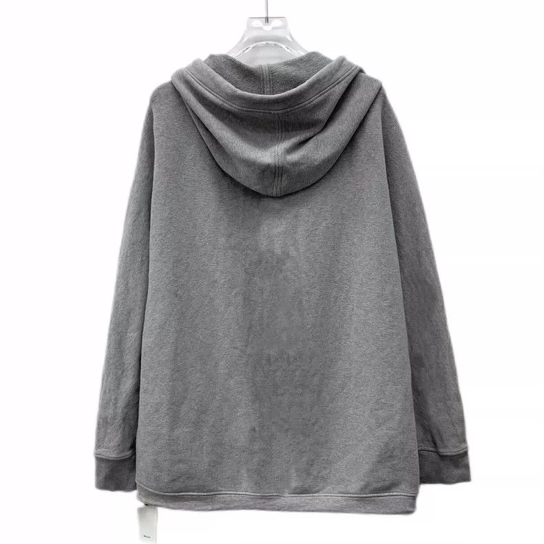 Balenciaga Balenciaga Grey cotton hooded drawstring zip hoodie jacket Size US M / EU 48-50 / 2 - 2 Thumbnail