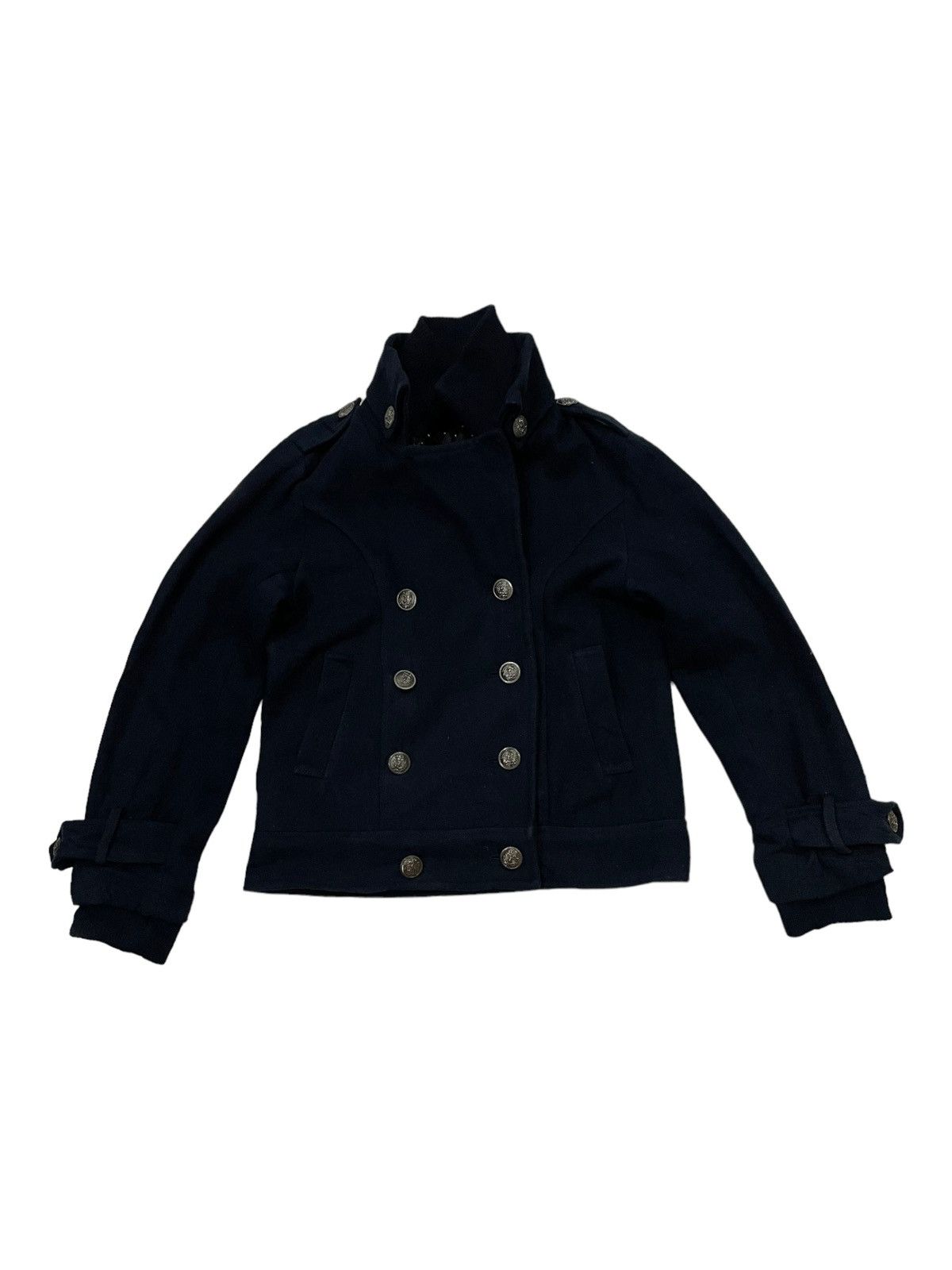 If Six Was Nine × Japanese Brand Japanese Faux Suede Wool Double Breasted Jacket Size US L / EU 52-54 / 3 - 1 Thumbnail