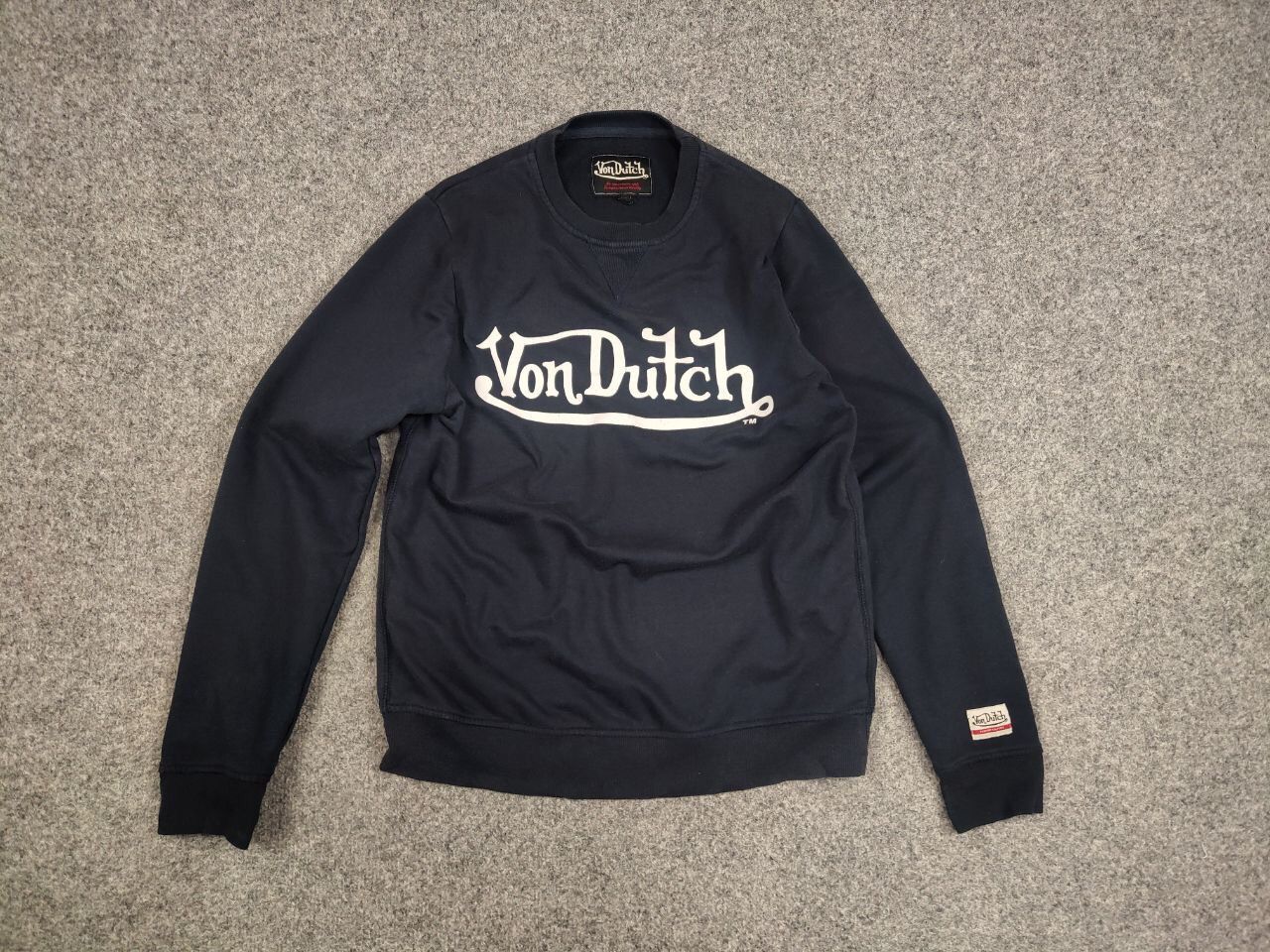 Von Dutch Vintage Von Dutch logo Blue Crew Chek Sweatshirt y2k style Size US M / EU 48-50 / 2 - 12 Thumbnail