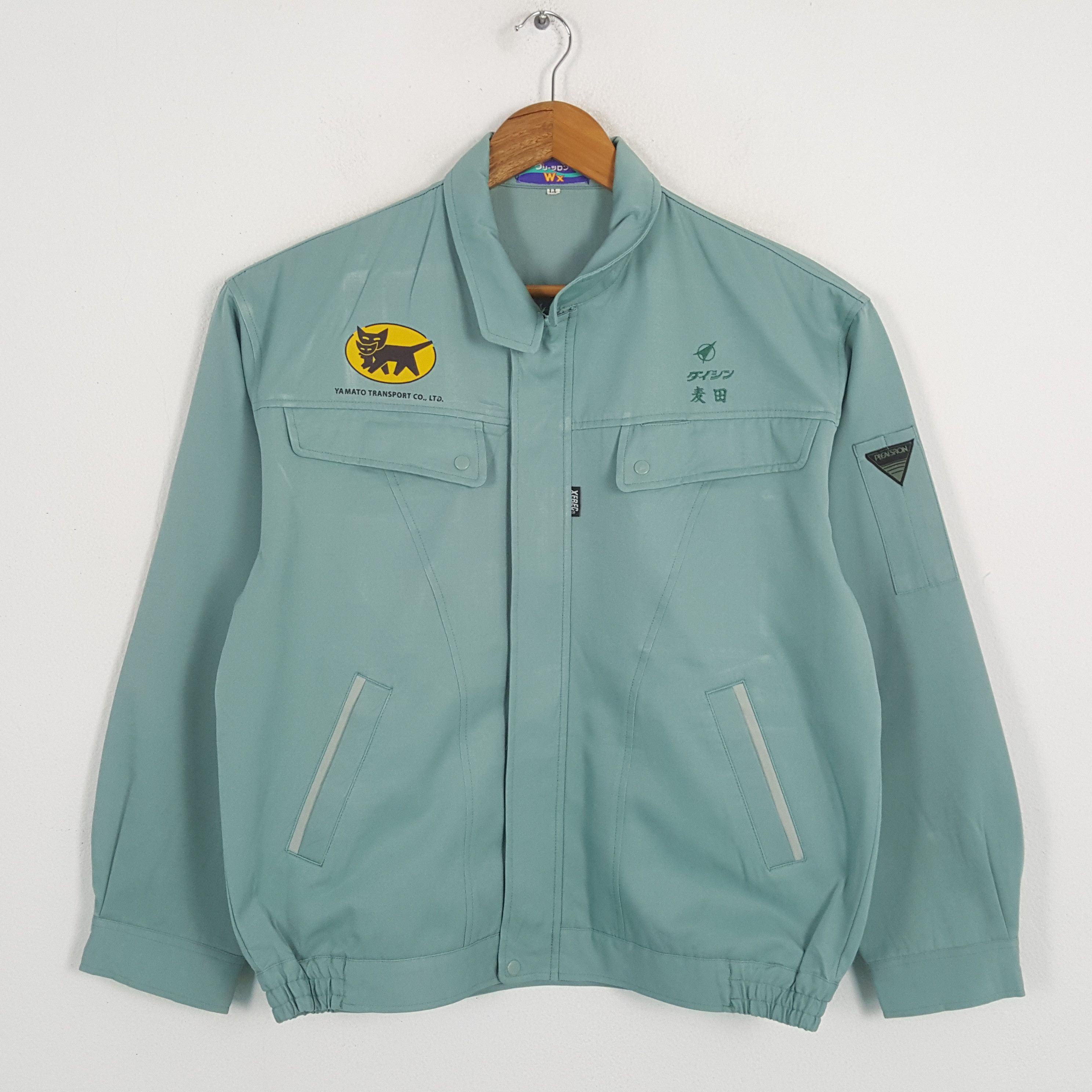 Japanese Brand × Vintage Vintage YAMATO TRANSPORT Japanese Racing Custom Jacket Size US L / EU 52-54 / 3 - 3 Thumbnail