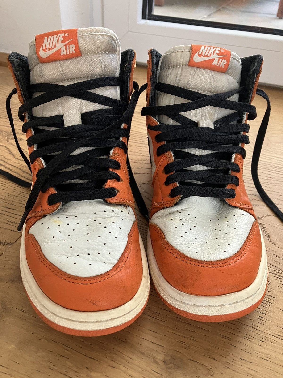 Jordan Brand × Nike Nike Air Jordan 1 High Reverse Shattered Backboard Size US 6.5 / EU 39-40 - 6 Thumbnail