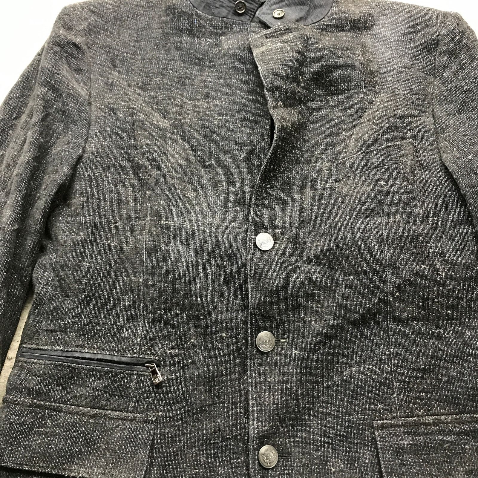 Corneliani Corneliani Lined Wool Blazer Coat Jacket 52 Long Sleeve Navy Size US L / EU 52-54 / 3 - 10 Thumbnail
