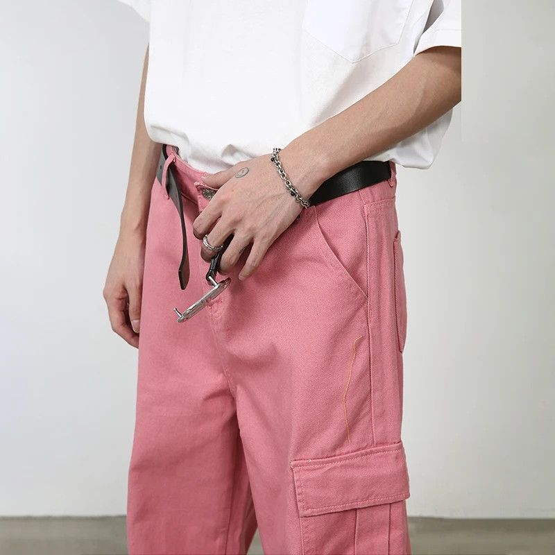 Jean × Vintage Cargo Wide Leg Denim Jeans Size US 31 - 4 Thumbnail