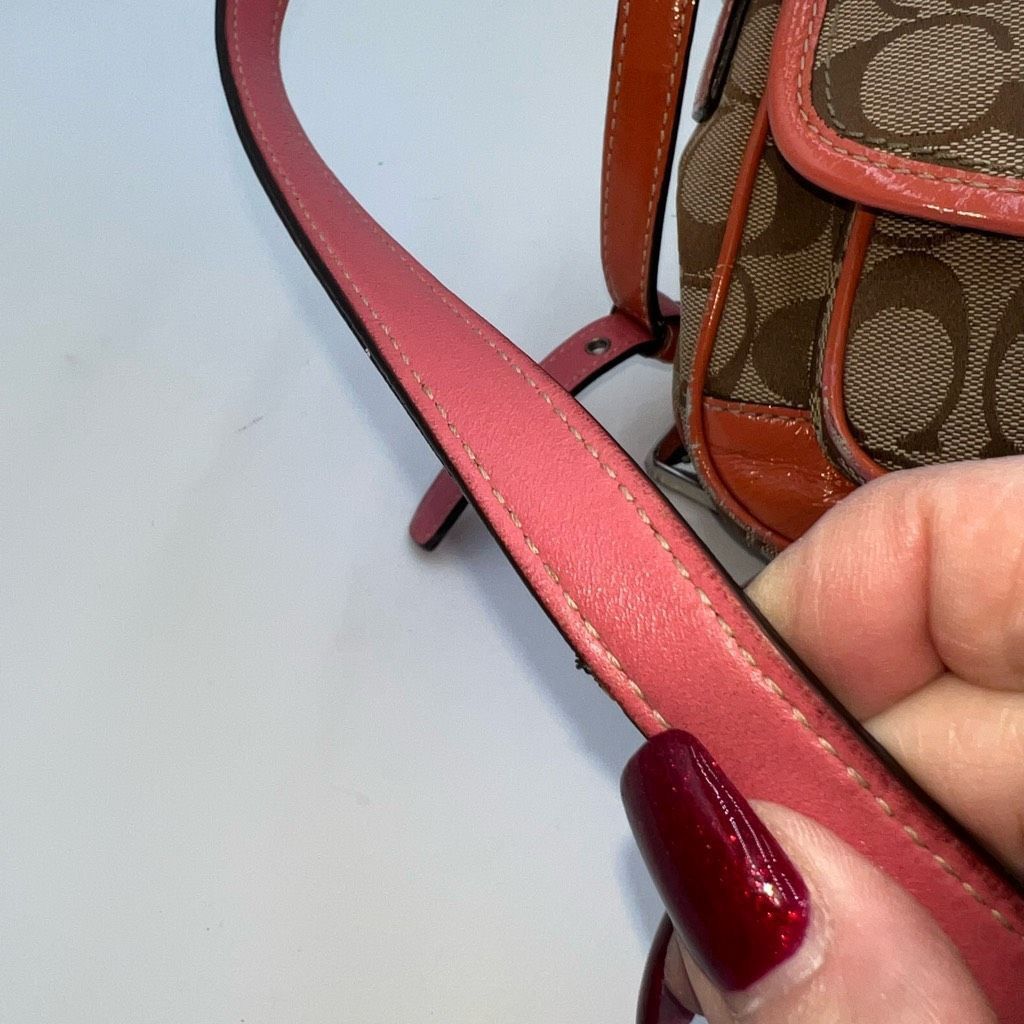 Coach Coach Legacy Signature Canvas Crossbody Bag with a turn-lock Size ONE SIZE - 5 Thumbnail