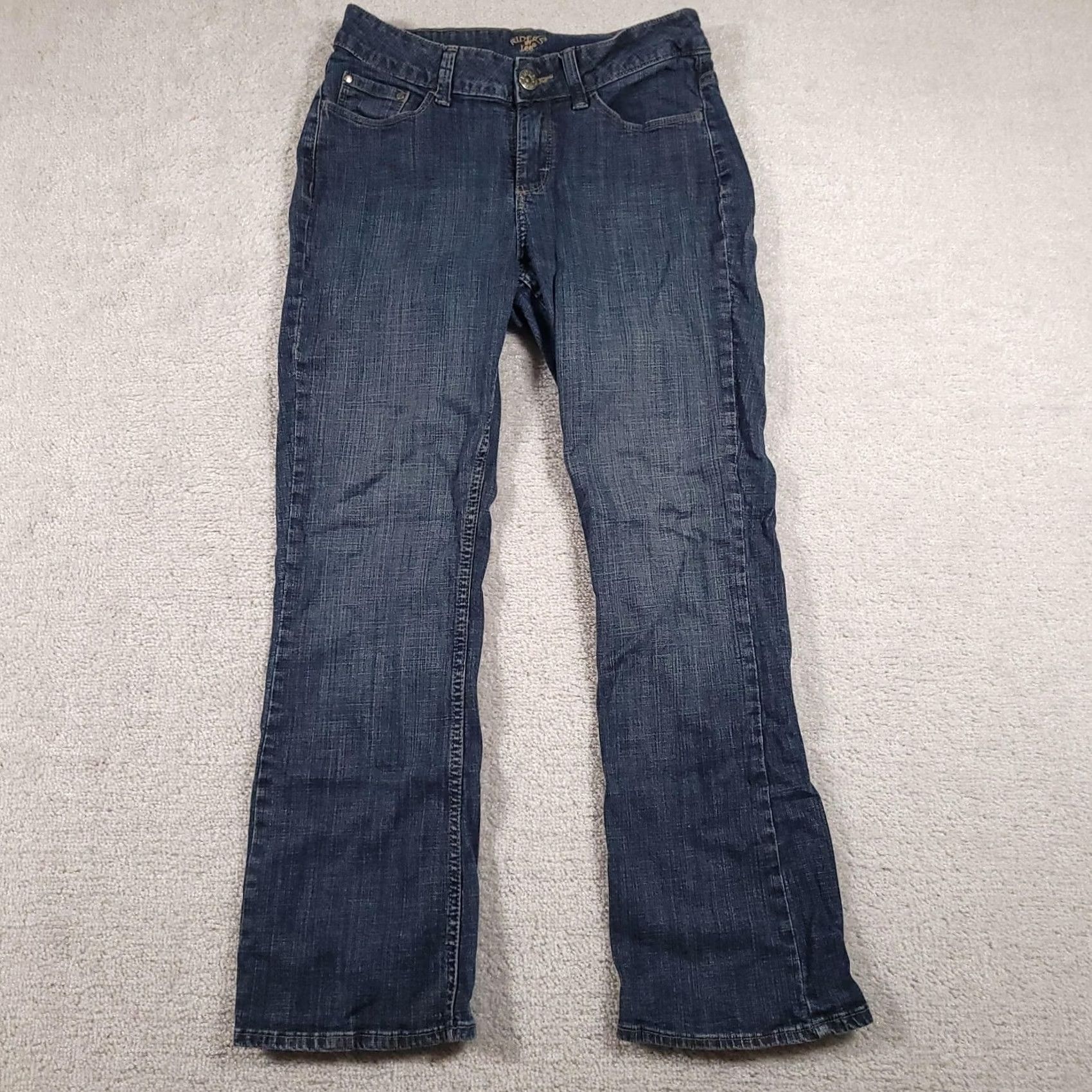 Vintage Riders by Lee Jeans Womens 8 Short Bootcut Stretch Denim Pants Classic Casual Jeans Size 30" / US 8 / IT 44 - 2 Thumbnail