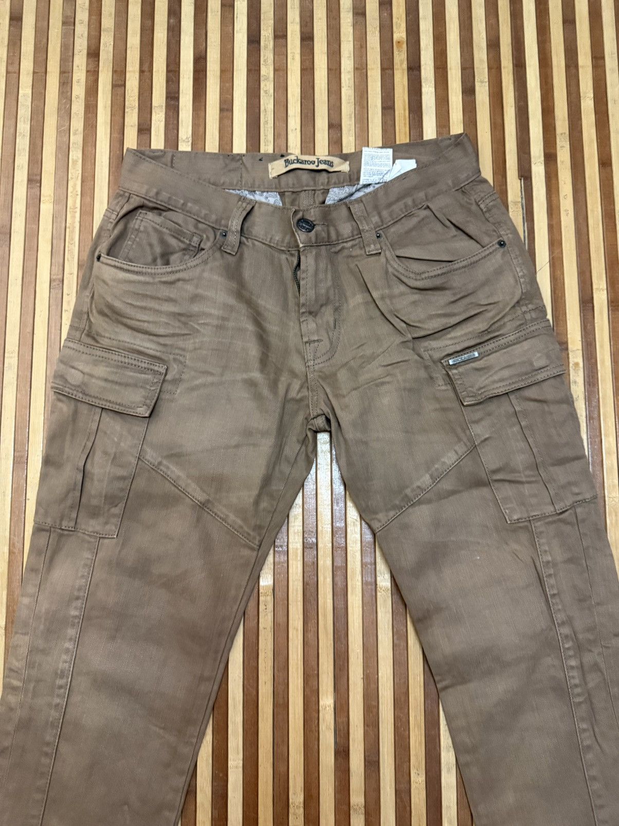 BUCKAROO Vintage BUCKAROO Cargo Pants Big Pockets / Streetwear W30X32 Size US 30 / EU 46 - 2 Thumbnail