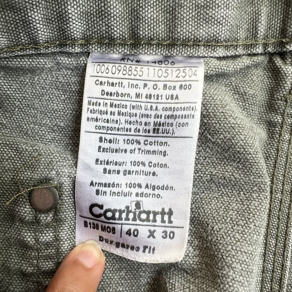 Carhartt × Vintage Vintage Faded Carhartt Double Knee B136 MOS Size US 40 / EU 56 - 3 Thumbnail