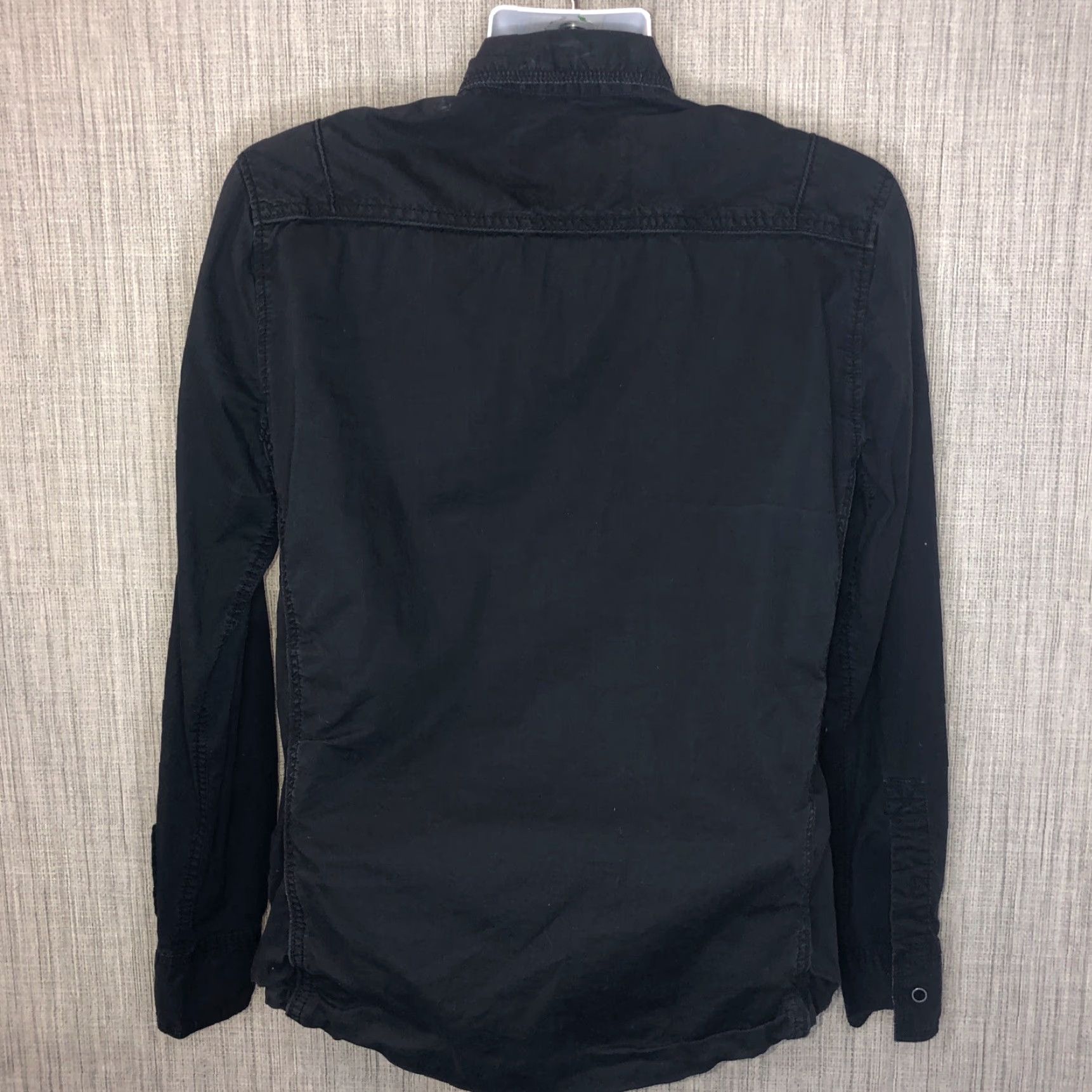 Buckle Black Buckle Black Athletic Fit Mens Shirt M Shirt Black Long Sleeve Button-Up Collared Solid Vintage No Regular Size M Mens Size US M / EU 48-50 / 2 - 4 Thumbnail