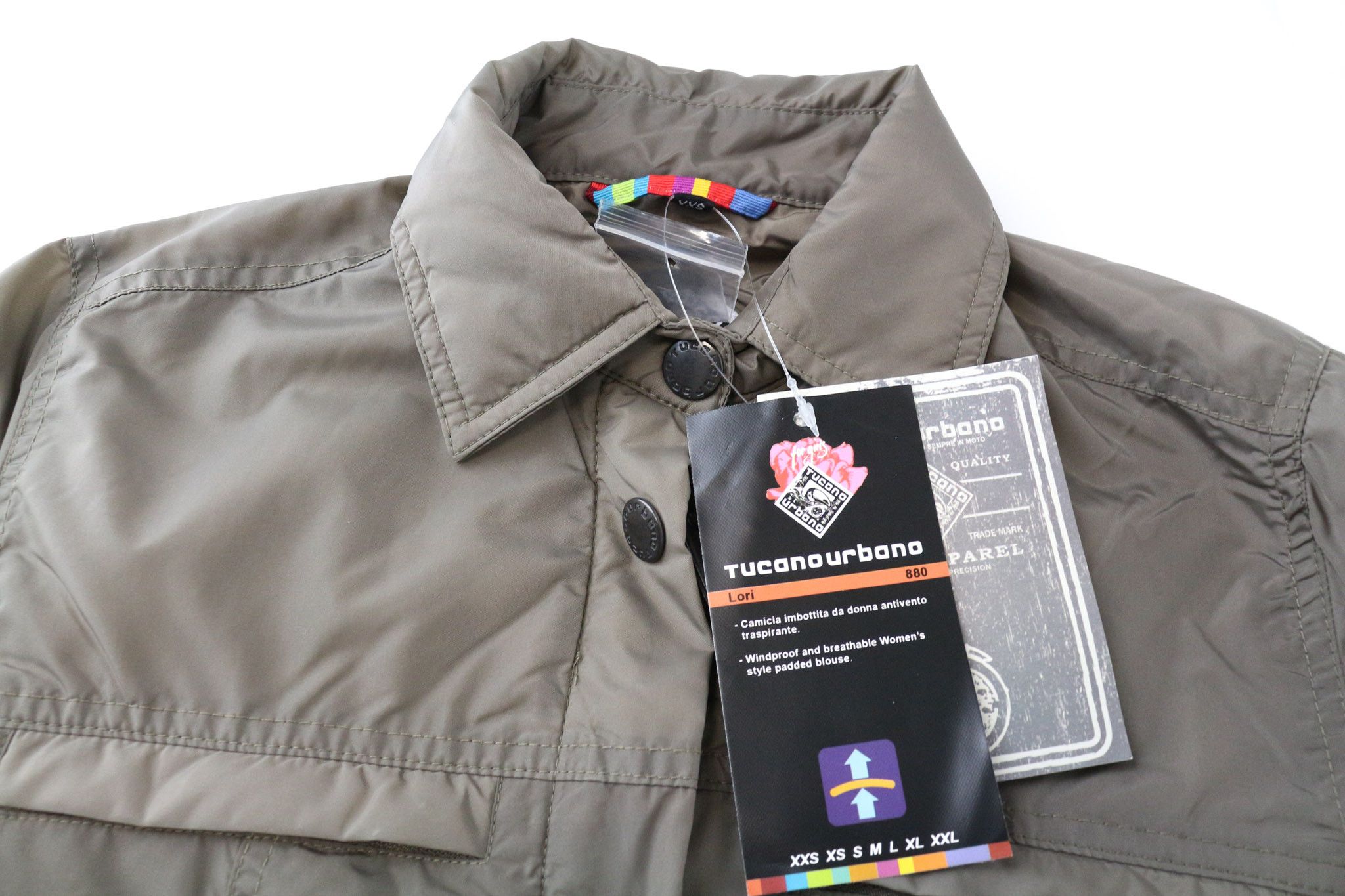 Other LORI 2XS Brown Windproof Padded Zip Jacket 75524 Size XXS / US 00 / IT 34 - 3 Thumbnail