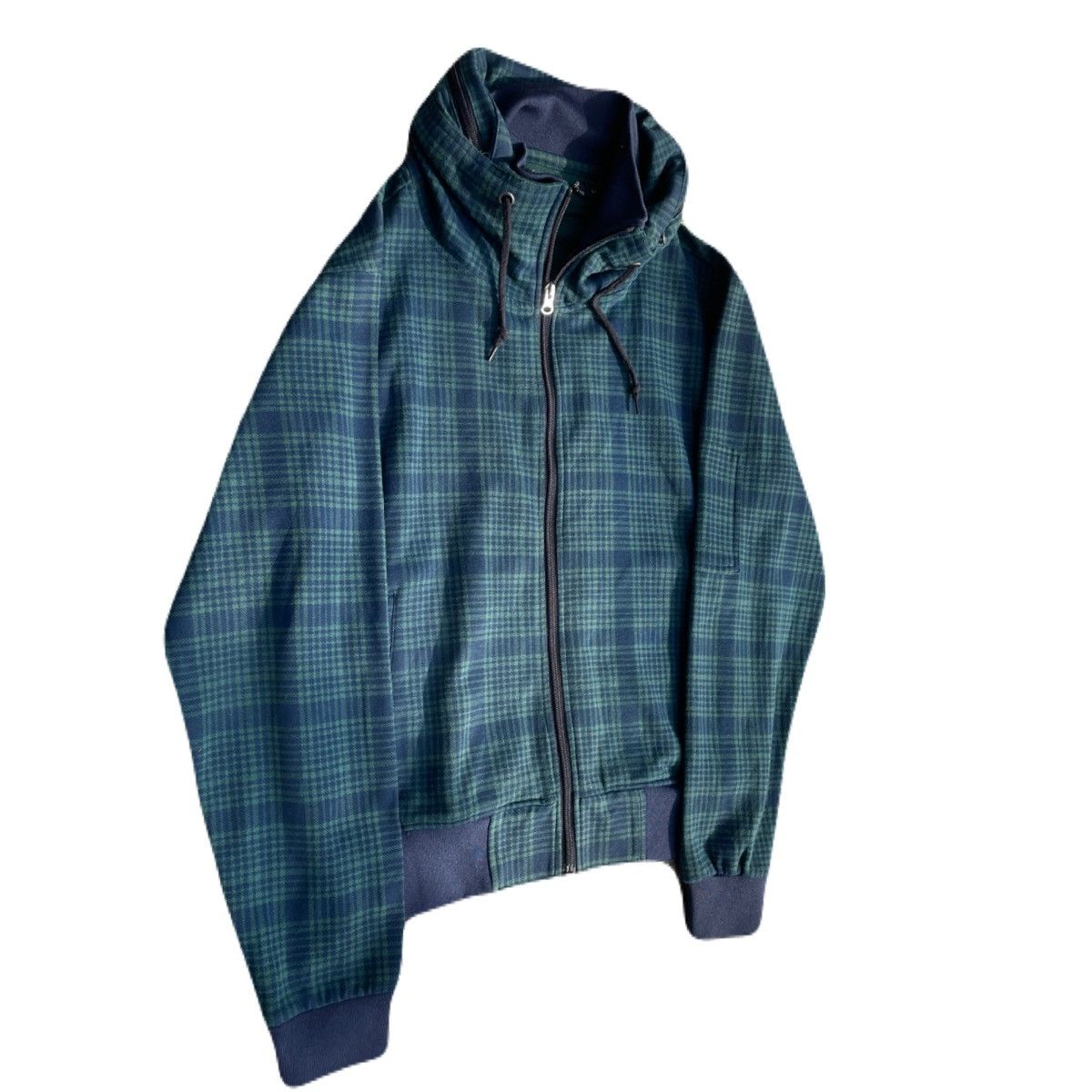 If Six Was Nine 2000s Japanese archive Vkei Bono Zip Plaid Hooded Jacket Y2K Size US S / EU 44-46 / 1 - 3 Thumbnail