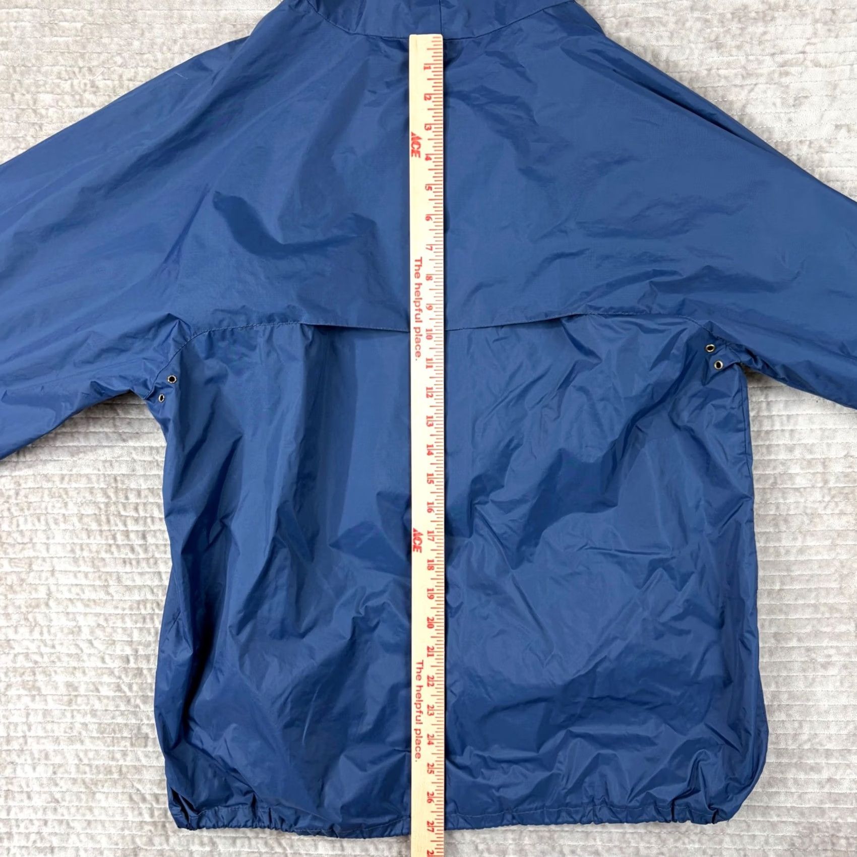 Helly Hansen Vintage Helly Hansen Navy Blue Anorak Windbreaker Jacket Large Mens USA Size US L / EU 52-54 / 3 - 3 Thumbnail