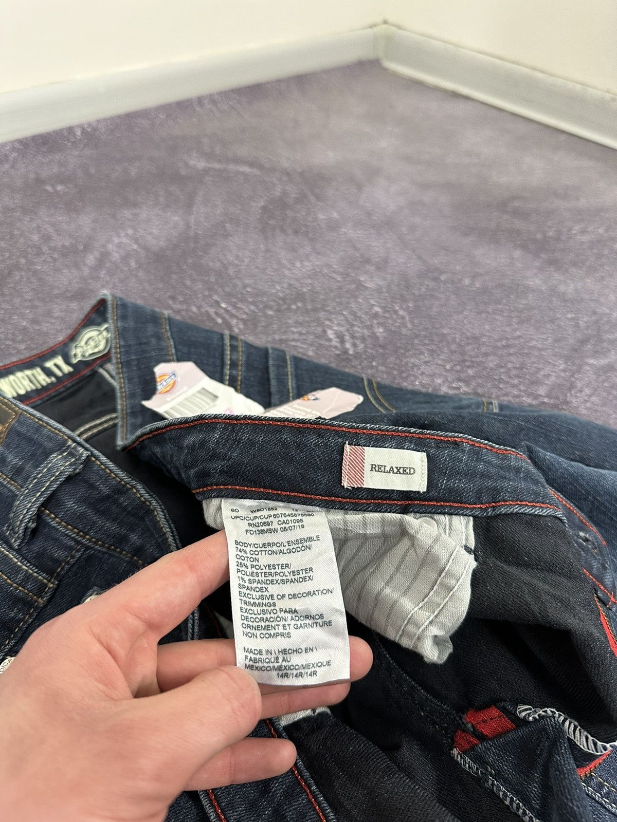 Dickies Vintage Dickies Flared Baggy USA Denim Opium Y2K Work Jeans Size 36" / US 14 / IT 50 - 18 Thumbnail