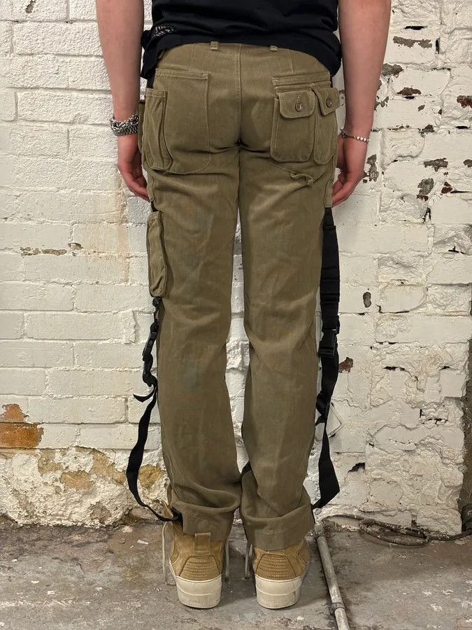 Dolce & Gabbana AW2003 Dolce & Gabbana Khaki Cargo Bondage Pants Size US 30 / EU 46 - 3 Thumbnail