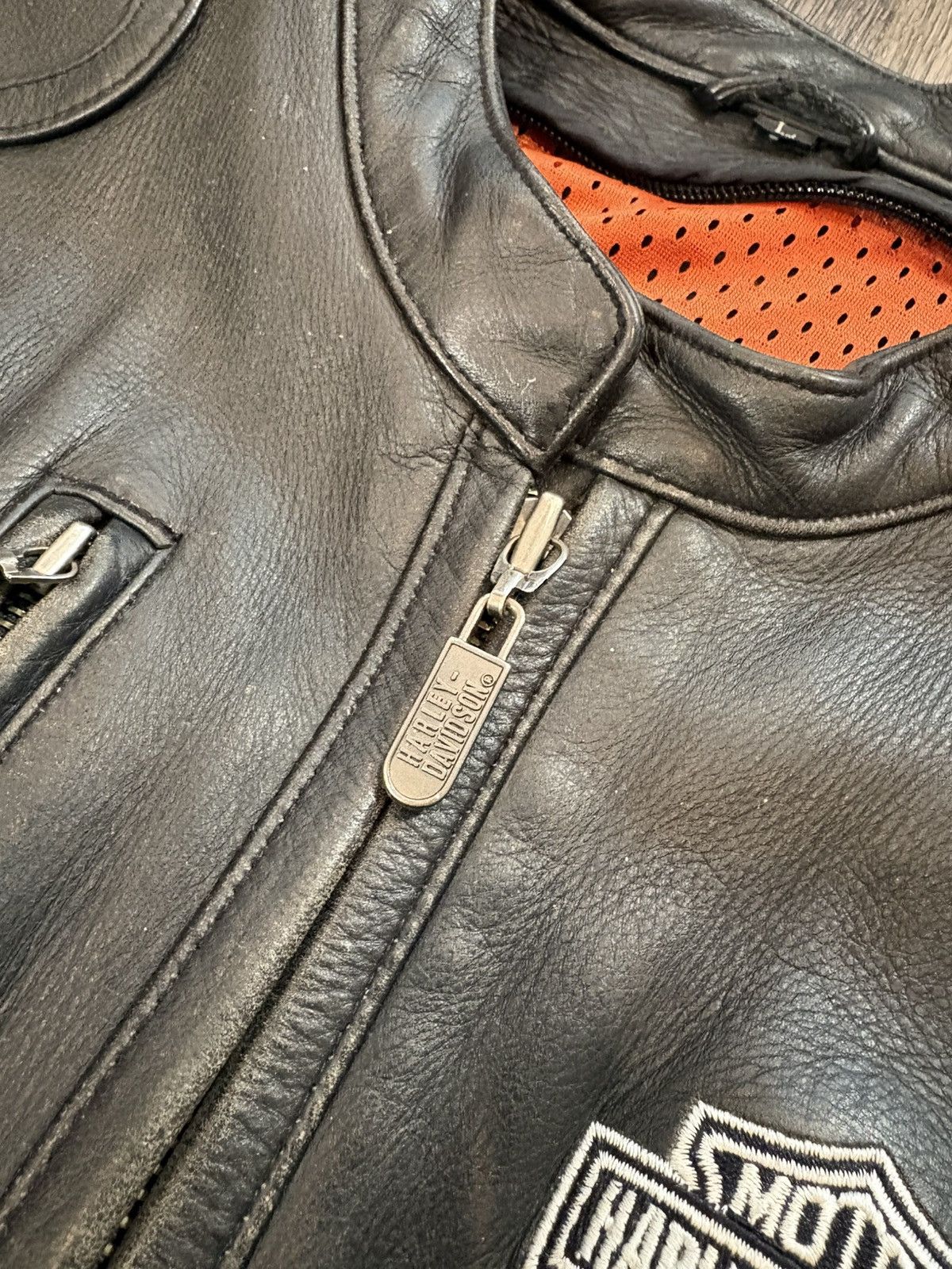 Harley Davidson Harley Davidson Motorcycle Women’s Black Leather Jacket Size L / US 10 / IT 46 - 4 Thumbnail