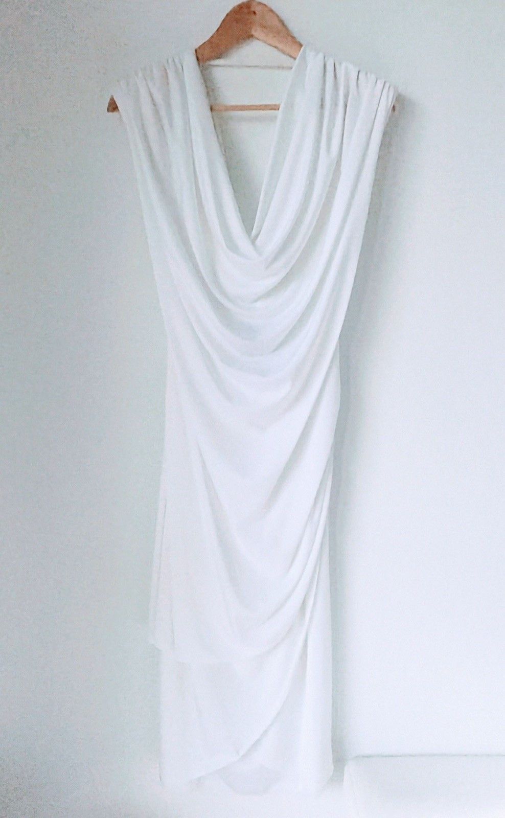 Gypsy Vintage 1990s White Dress Wedding Cocktail Party Diamantés sparkle Size L / US 10 / IT 46 - 1 Thumbnail