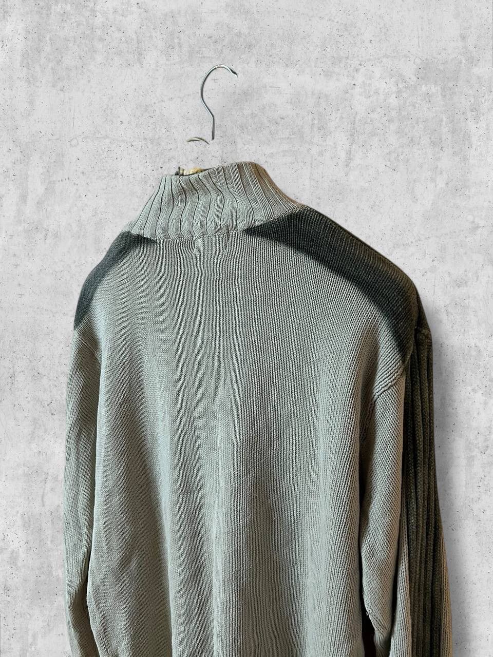 Vintage Avantgarde Graffiti LogoKnit Zipped Sweater ifsixwasnine y2k Size US L / EU 52-54 / 3 - 7 Thumbnail