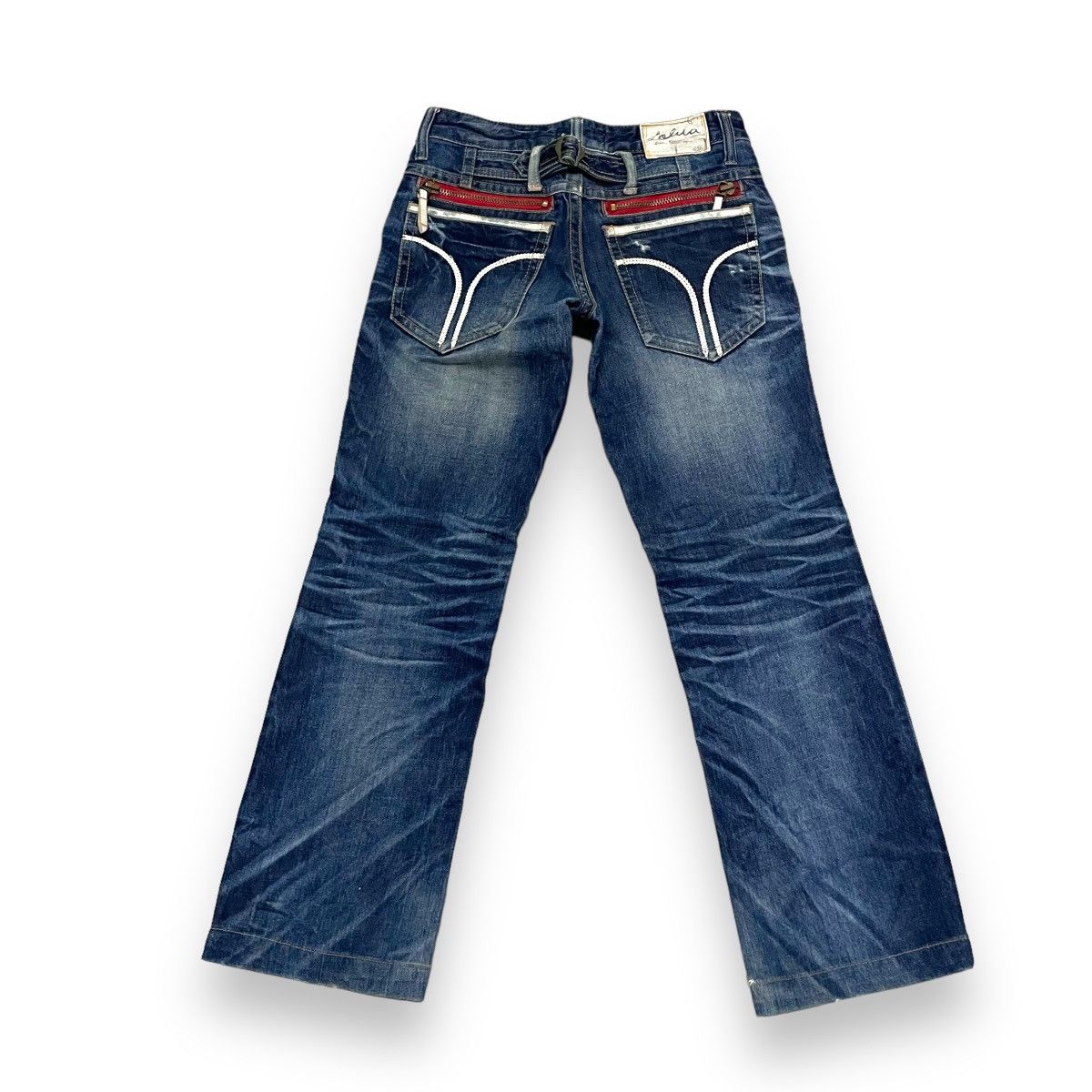 Hysteric Glamour 🇯🇵 CONCERT CLUB BY LOLITA BUCKLE WASHED DENIM PANTS Size 30" / US 8 / IT 44 - 1 Thumbnail
