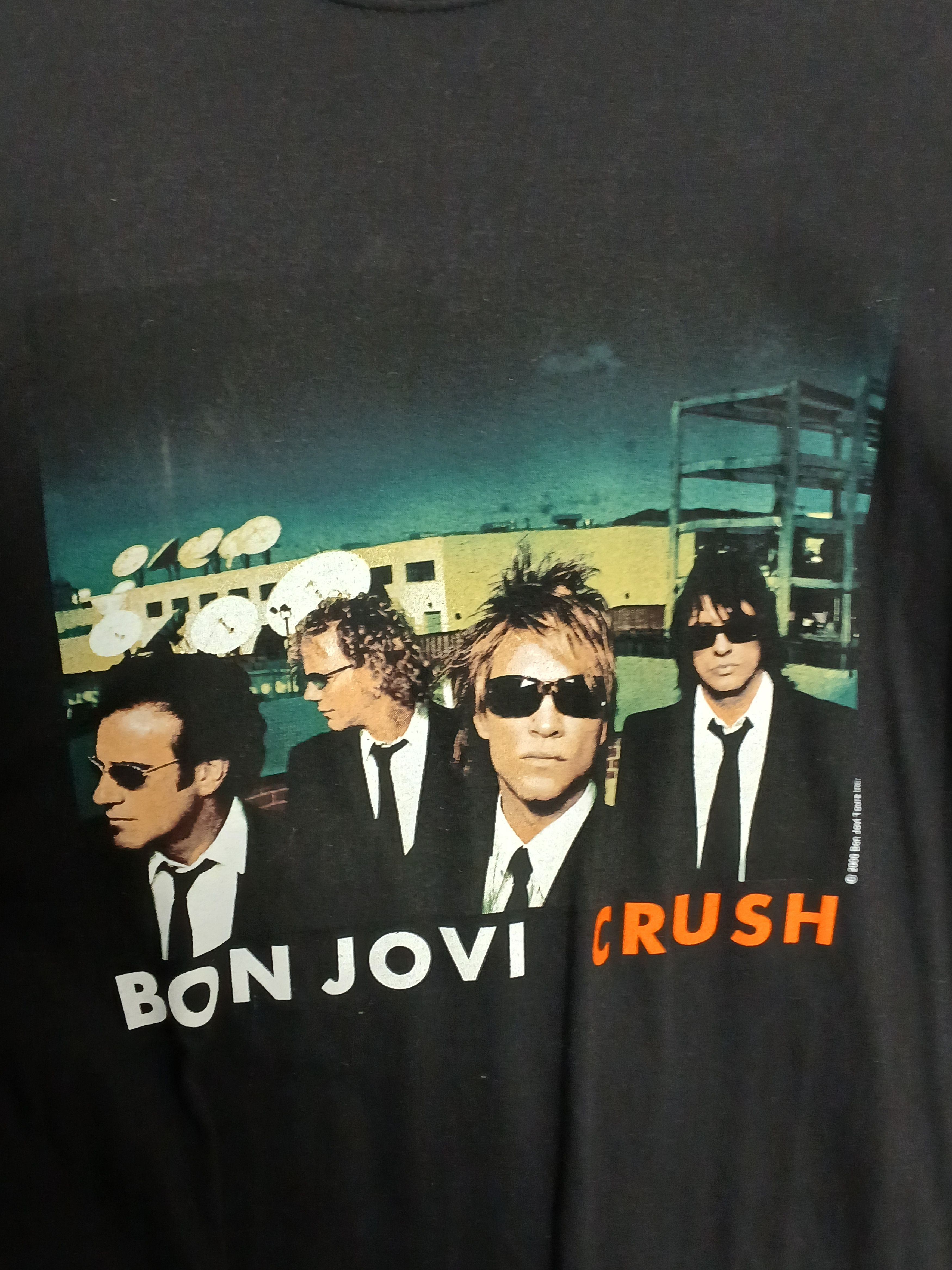 Band Tees × Bon Jovi × Vintage Vintage Bon Jovi Crush Tour 2000 T-Shirt Size US M / EU 48-50 / 2 - 3 Thumbnail