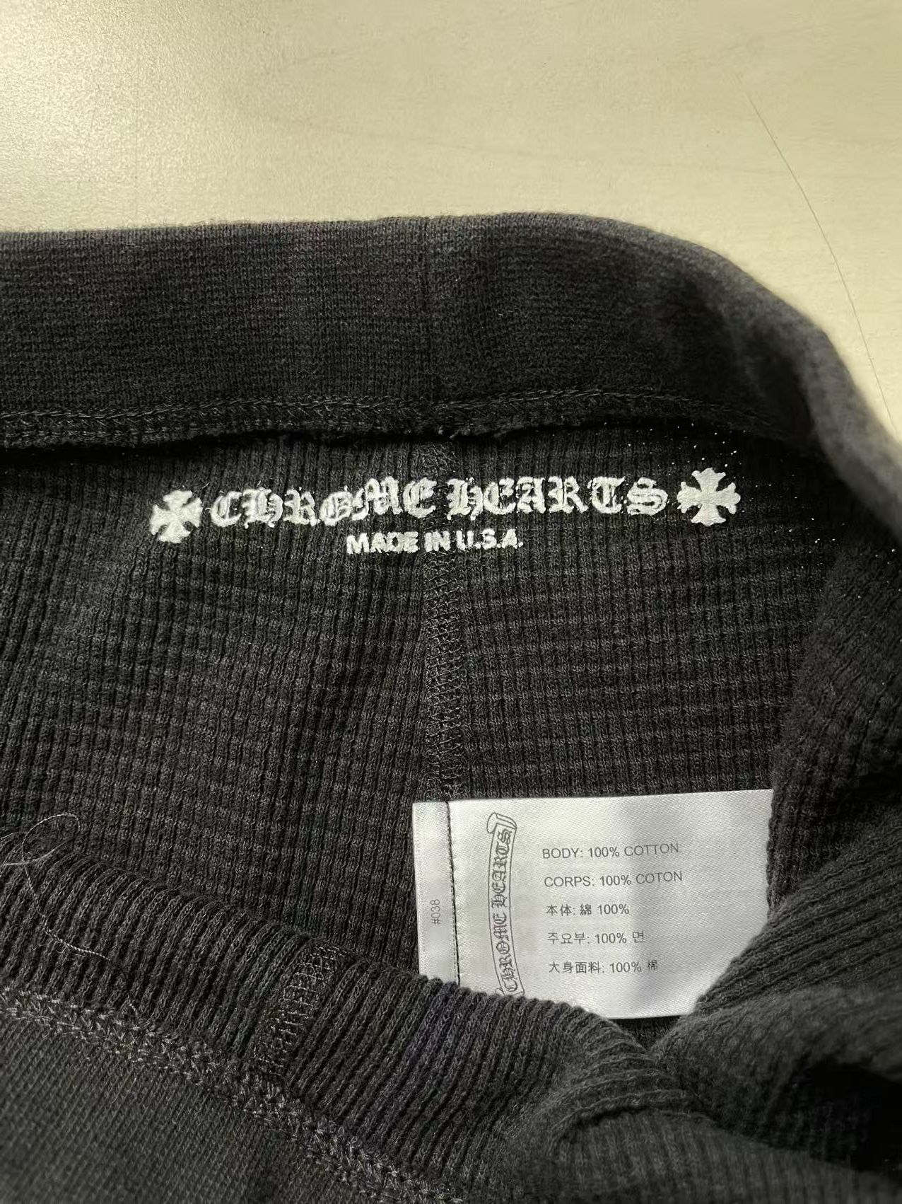 Chrome Hearts Chrome Hearts Pink Script Logo Waffle Thermal Bike Shorts Size US 29 - 4 Thumbnail
