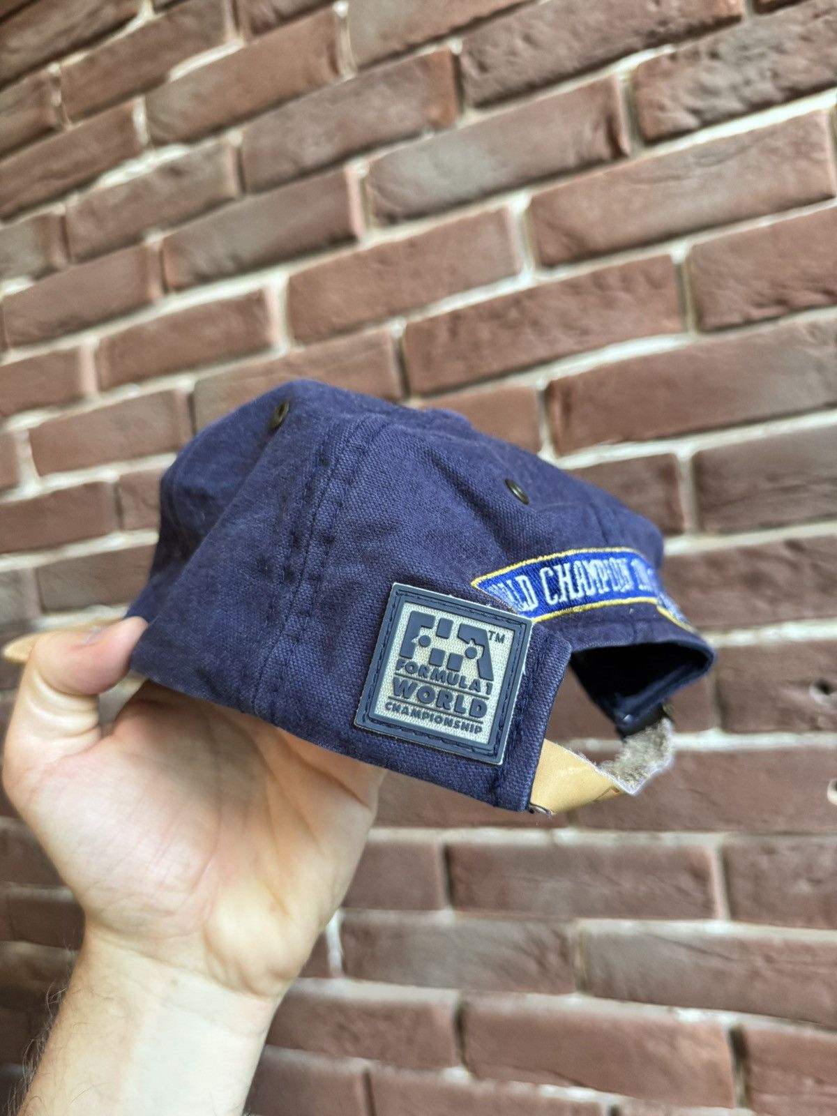 Vintage Vintage 90s Ayrton Senna Formula One Racing F1 Cap Hat Grail Size ONE SIZE - 5 Thumbnail