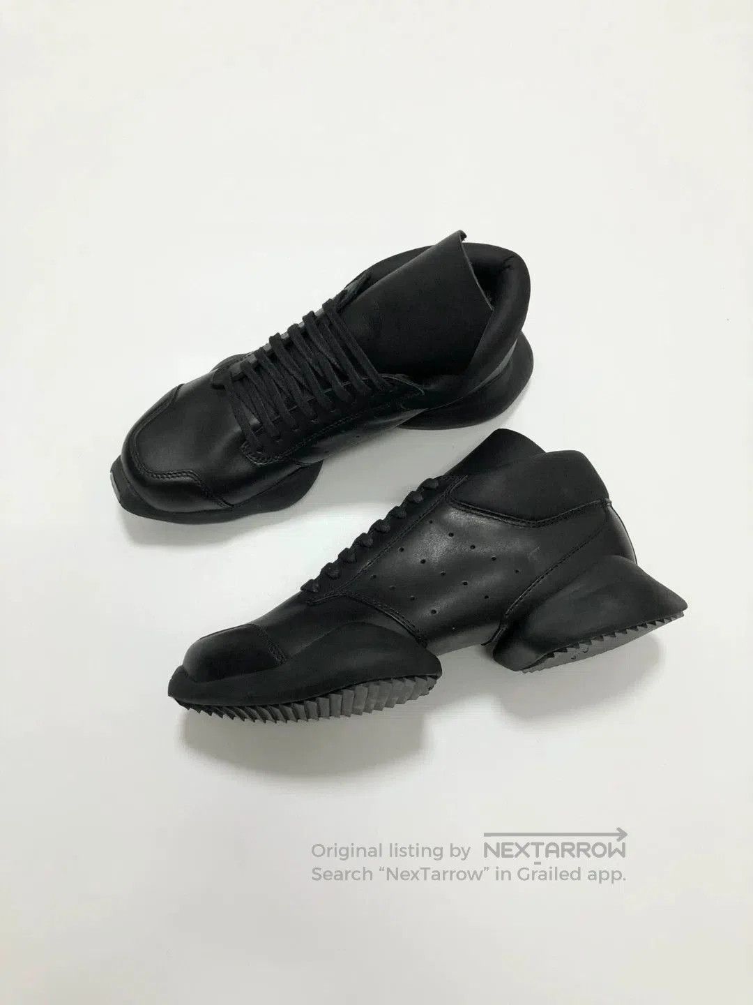 Rick Owens Rick Owens Black Low. Size US 6 / EU 39 - 4 Thumbnail