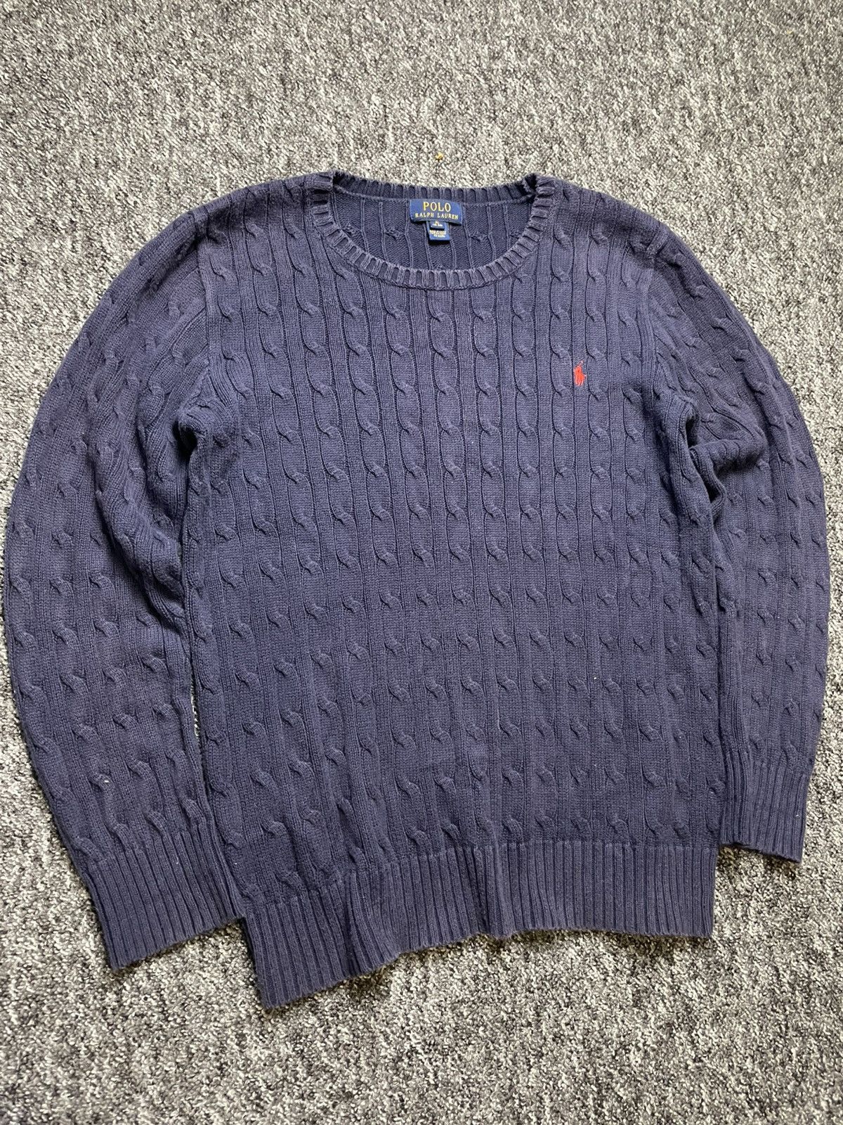 Polo Ralph Lauren × Vintage Vintage retro sweater knitted knit 00s y2k Polo Ralph Lauren Size US M / EU 48-50 / 2 - 2 Thumbnail