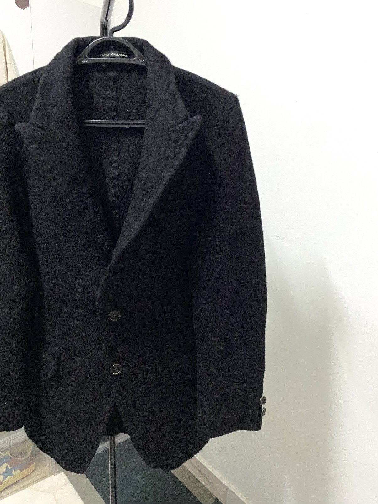 Yohji Yamamoto Yohji Yamamoto wool Jacket Coat Size US M / EU 48-50 / 2 - 2 Thumbnail