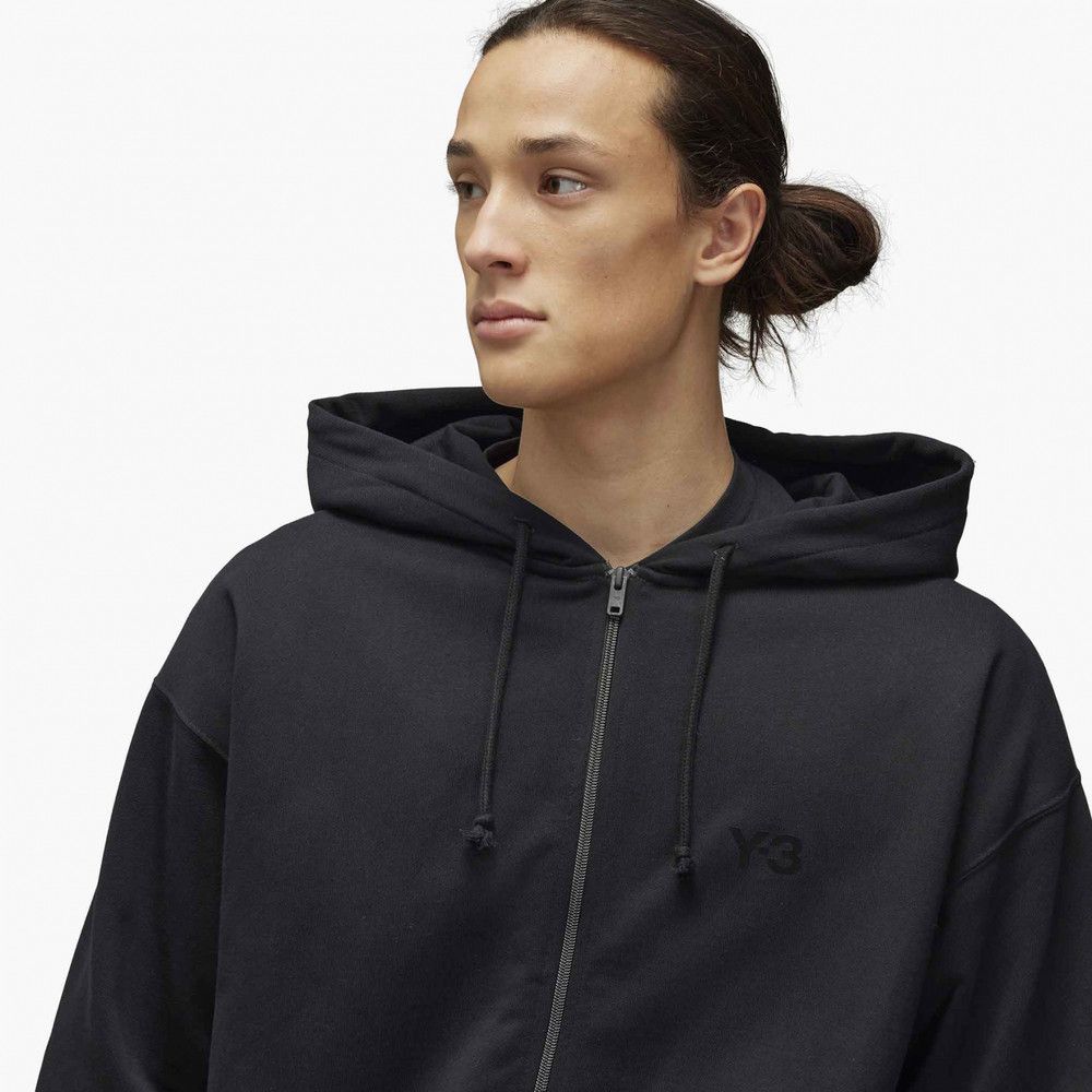 Y-3 o1s22i1n0125 Cotton Zip Hoodie in Black Size US M / EU 48-50 / 2 - 5 Thumbnail