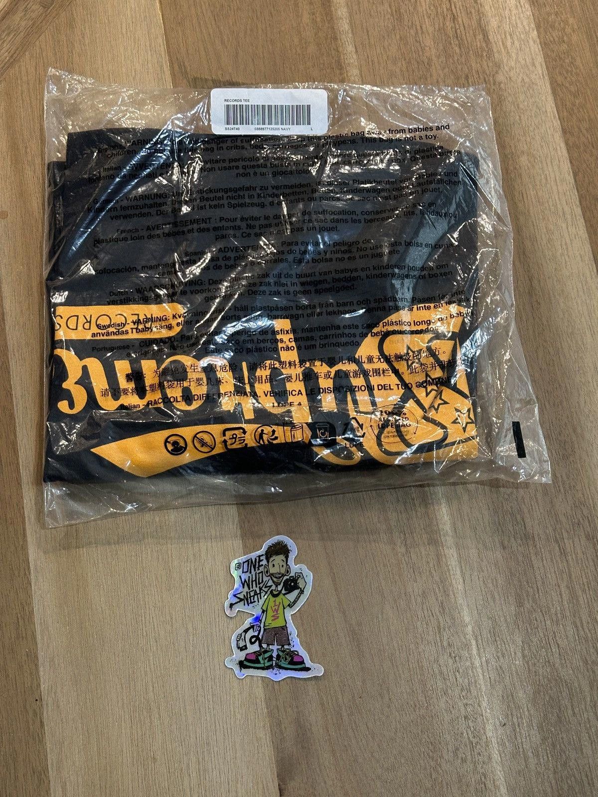 Supreme Supreme Records Tee & Sticker Size Large Size US L / EU 52-54 / 3 - 4 Thumbnail