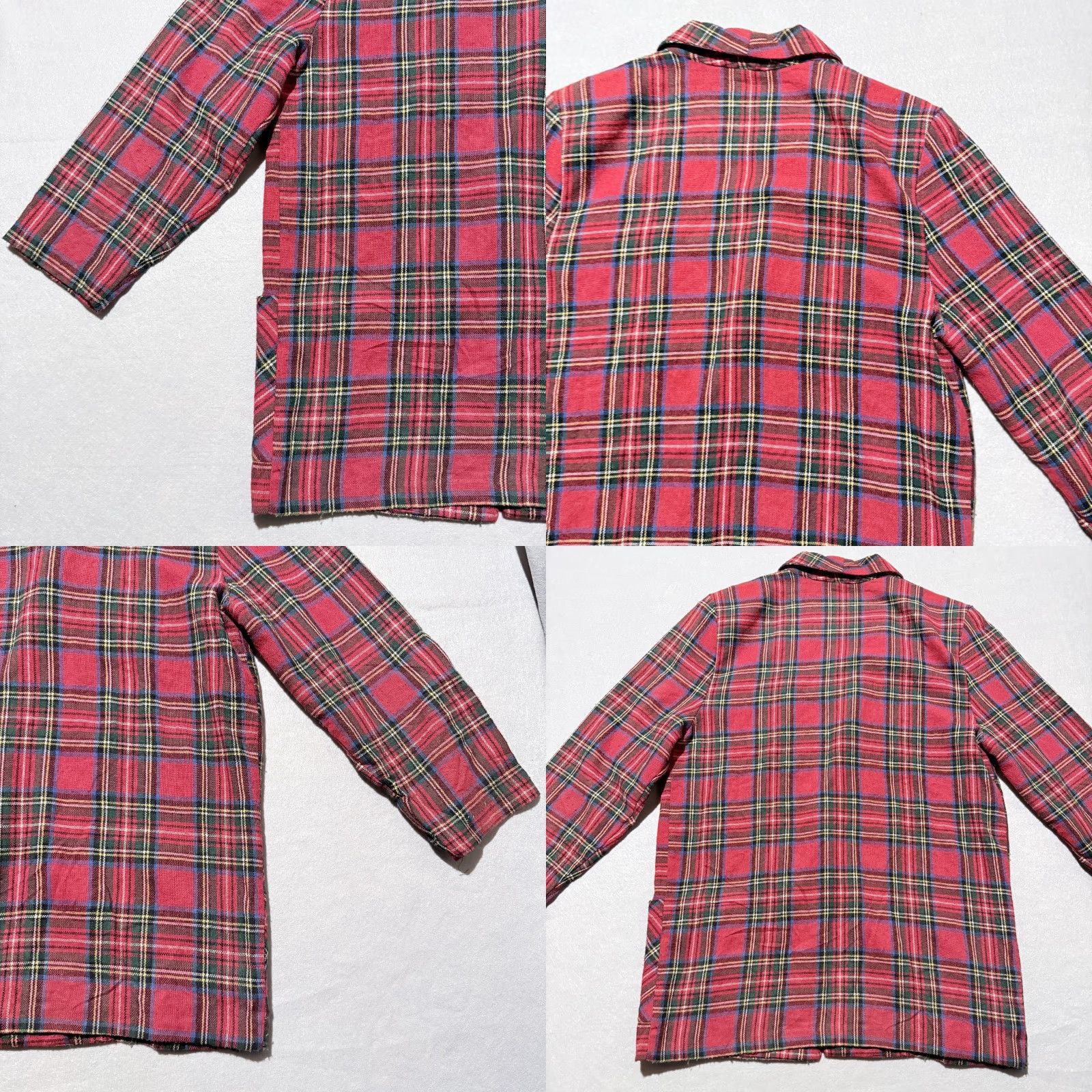 Pendleton VINTAGE Pendleton Blazer Womens Wool Plaid 1-Button Jacket Red Green 16 Size XXL / US 16-18 / IT 52-54 - 9 Thumbnail