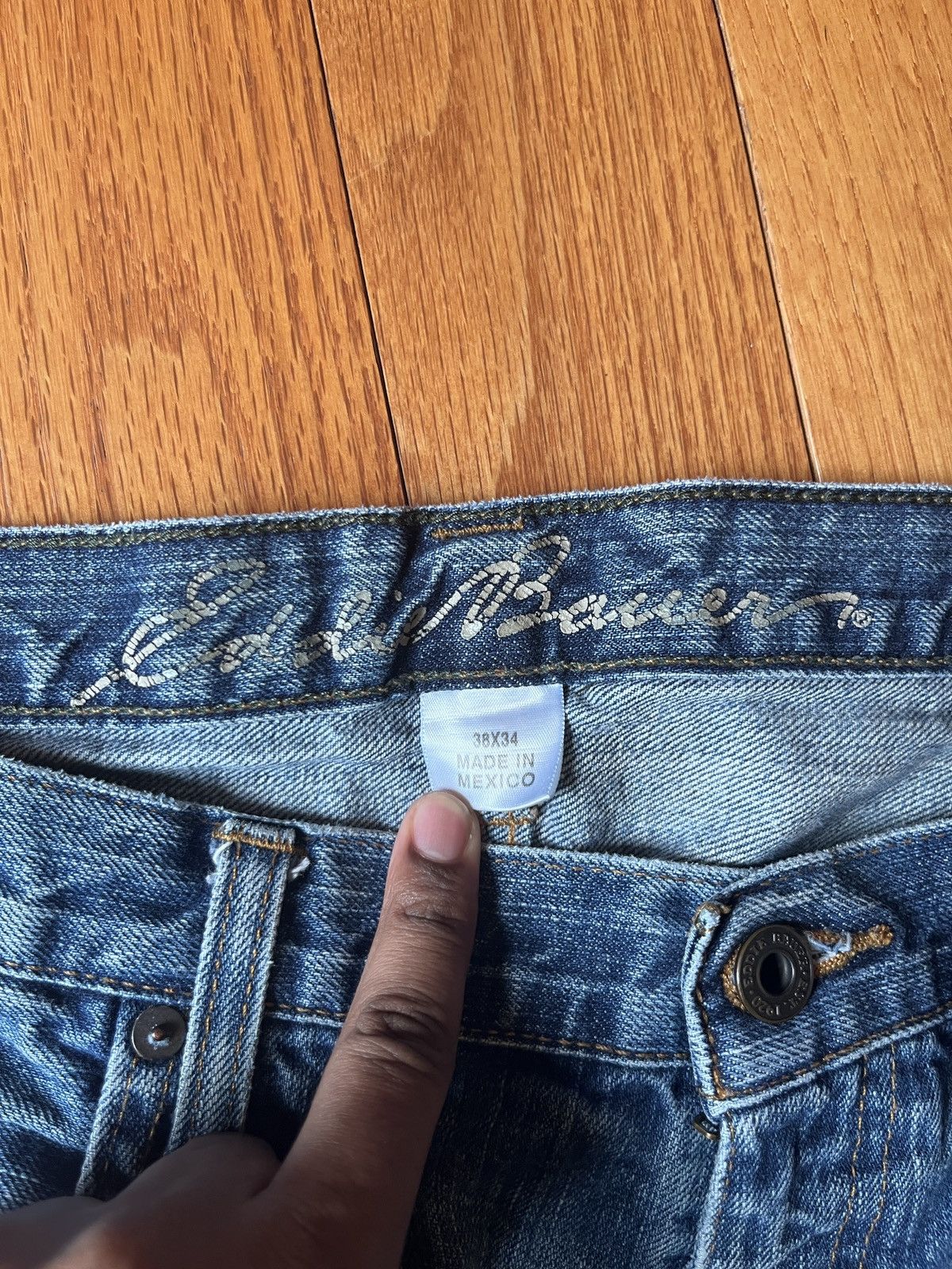 Eddie Bauer × Vintage Vintage Eddie Bauer Denim Jeans Size US 38 / EU 54 - 4 Thumbnail