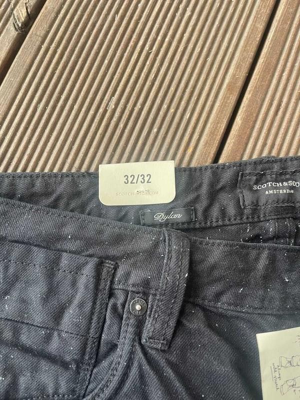 Scotch & Soda Scotch&Soda Black Wide Fit Jeans Medium Size US 32 / EU 48 - 7 Thumbnail