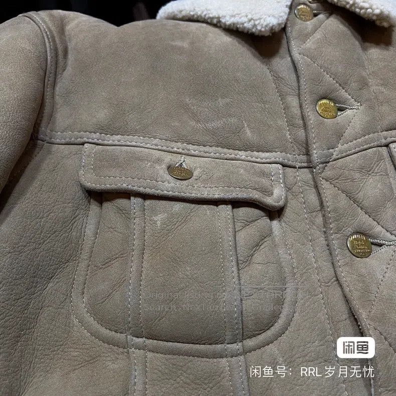 RRL Ralph Lauren RRL Ralph Lauren Leather and Fur Integrated Jacket Size US S / EU 44-46 / 1 - 4 Thumbnail