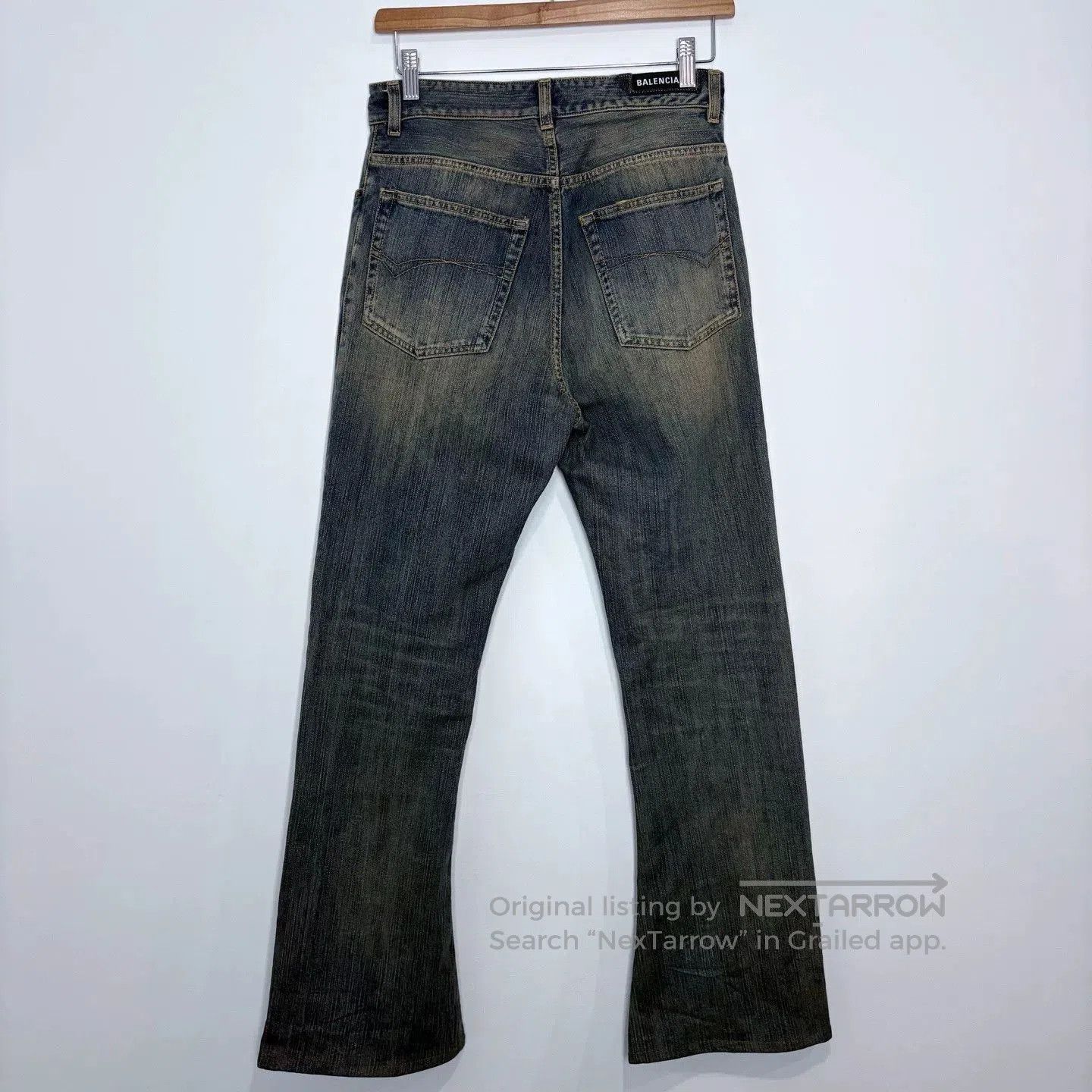 Balenciaga Balenciaga 23AW Bootcut Faded Jeans. Size US 27 - 2 Thumbnail