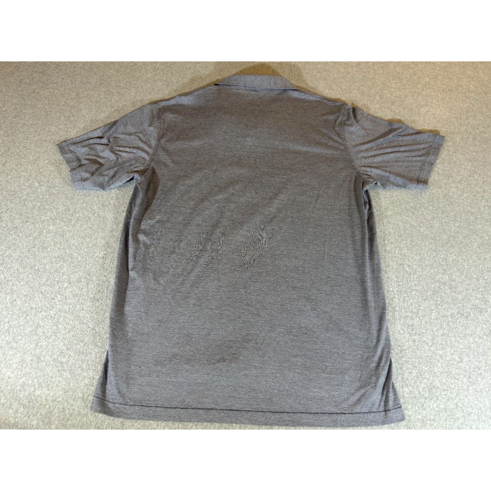 Peter Millar Peter Millar Polo Shirt Mens XL Gray Stripe Nanoluxe Cotton Golf Performance Polo Shirt Size US XL / EU 56 / 4 - 8 Thumbnail