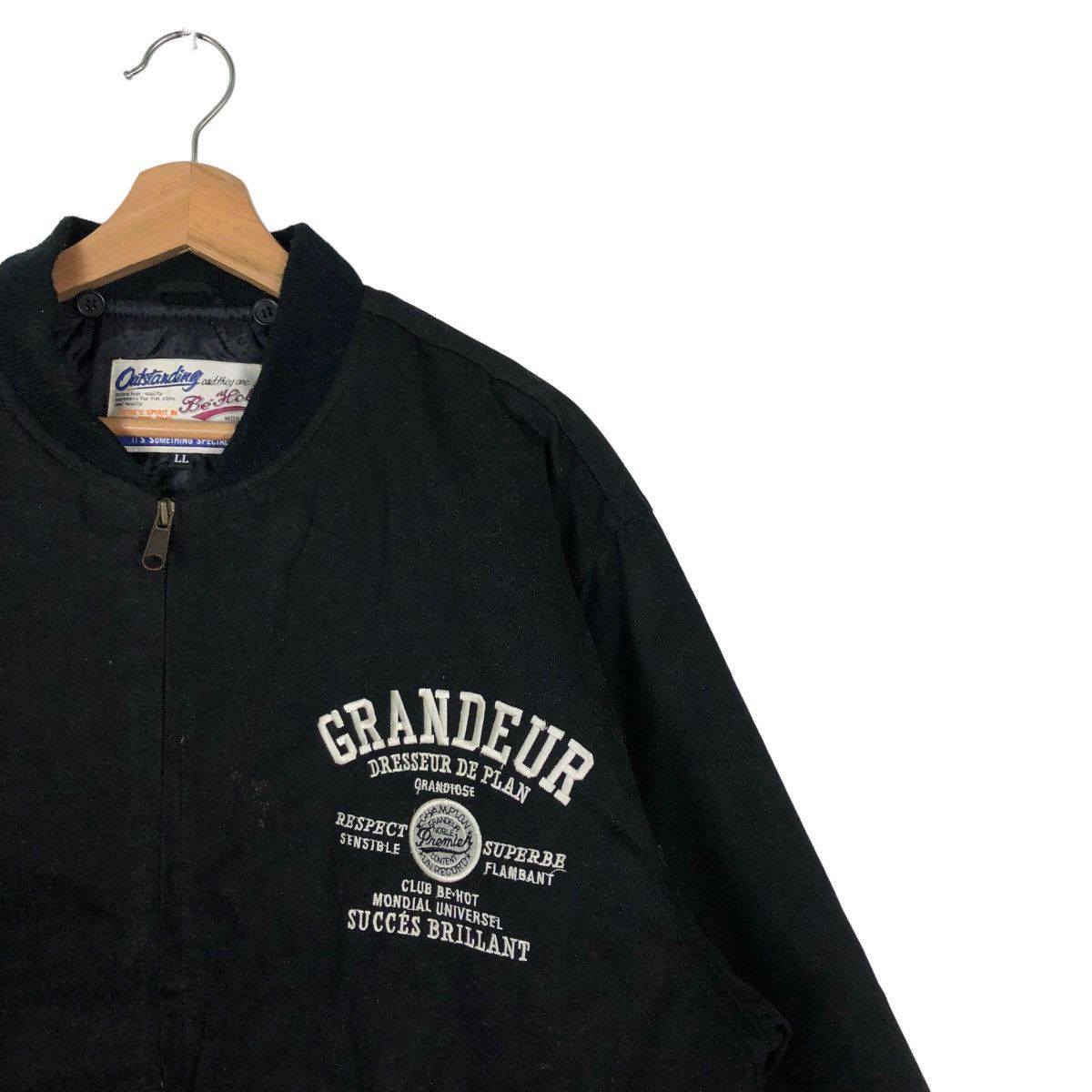Japanese Brand 🔥90’s Riot Riot Vintage Bomber Jacket Grandeur Outstanding Size US L / EU 52-54 / 3 - 6 Thumbnail