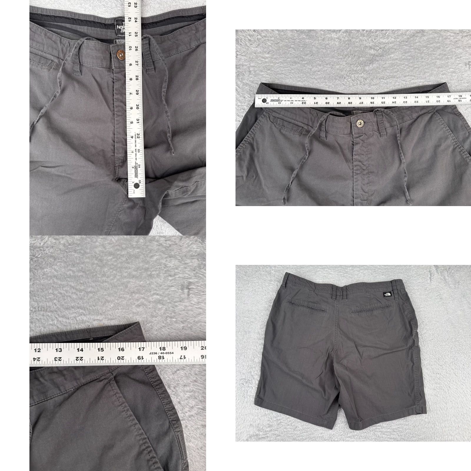 The North Face The North Face Shorts Men 36 Gray Cargo Pockets Hike Camping Cotton Blend Twill 9in Inseam Mens Size US 36 / EU 52 - 8 Thumbnail