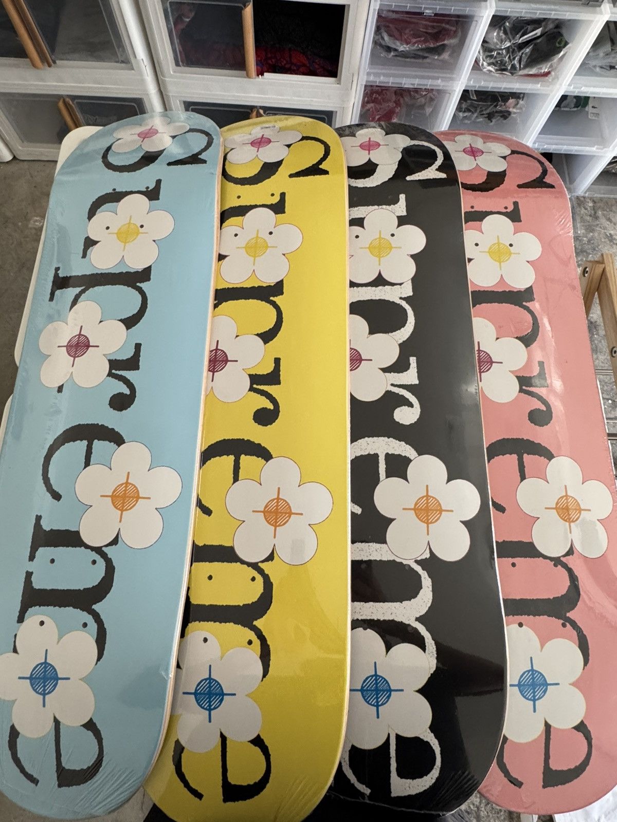 Supreme Supreme Flowers Skateboard Set Size ONE SIZE - 1 Thumbnail