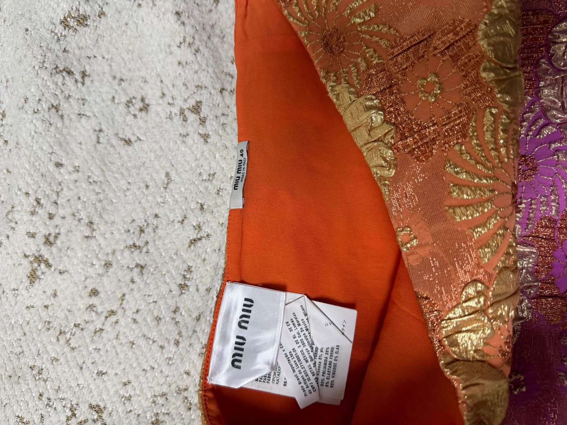 Miu Miu MIU MIU Crafted Short Skirt 40 Size 27" / US 4 / IT 40 - 3 Thumbnail