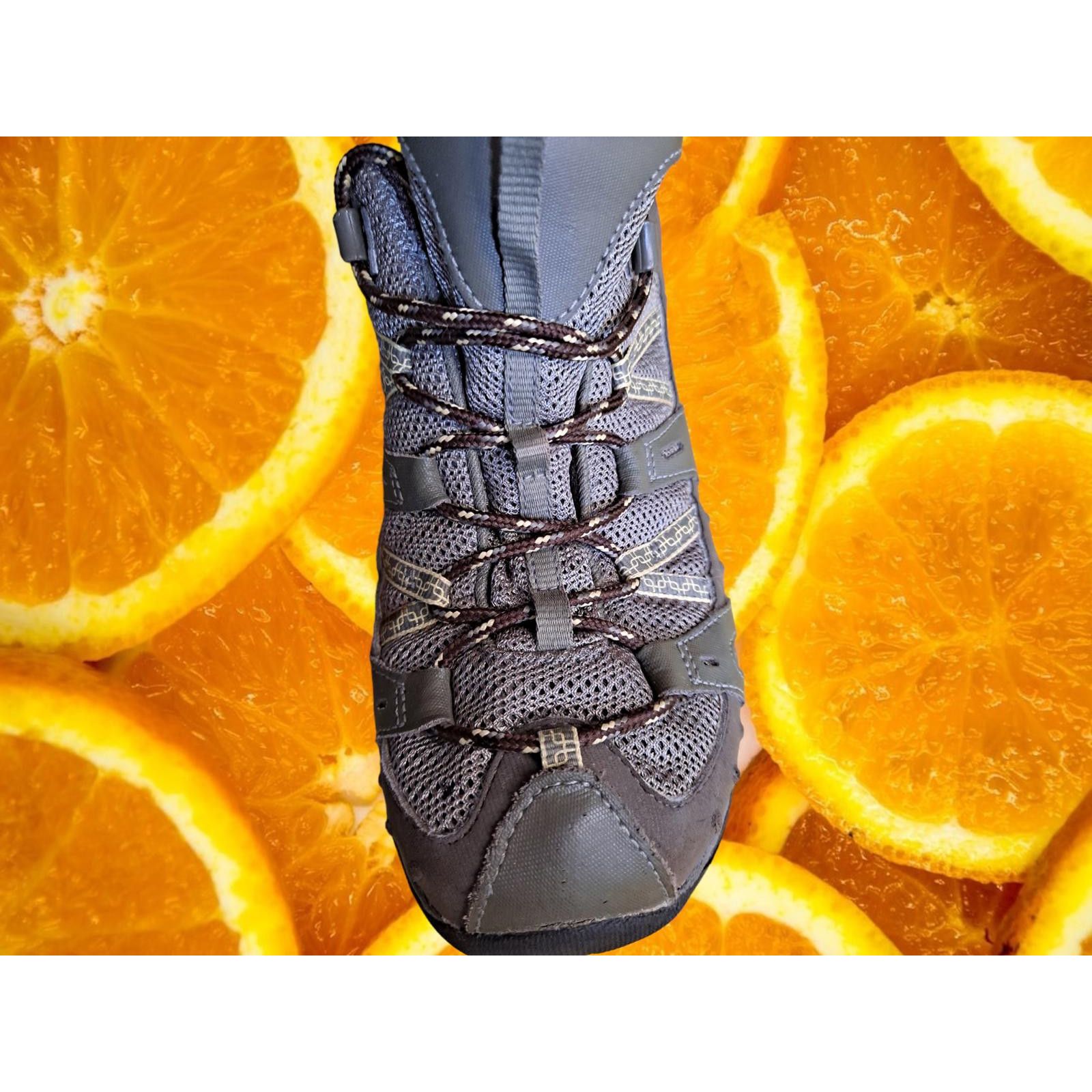 Merrell Merrell Brindle Gray and Brown Performance Hiking Shoe Size Size ONE SIZE - 4 Thumbnail
