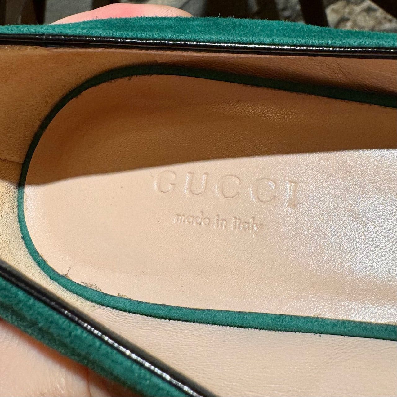 Gucci Gucci Green Suede Fringe Marmont Pumps 37 IT - 7 US Size US 7 / IT 37 - 10 Thumbnail