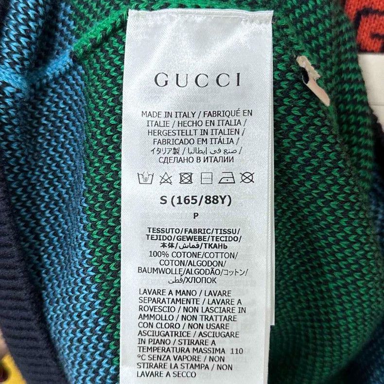 Gucci Gucci Inlaid flower logo multi-color sweater 2506-Nextarrow Size US S / EU 44-46 / 1 - 5 Thumbnail