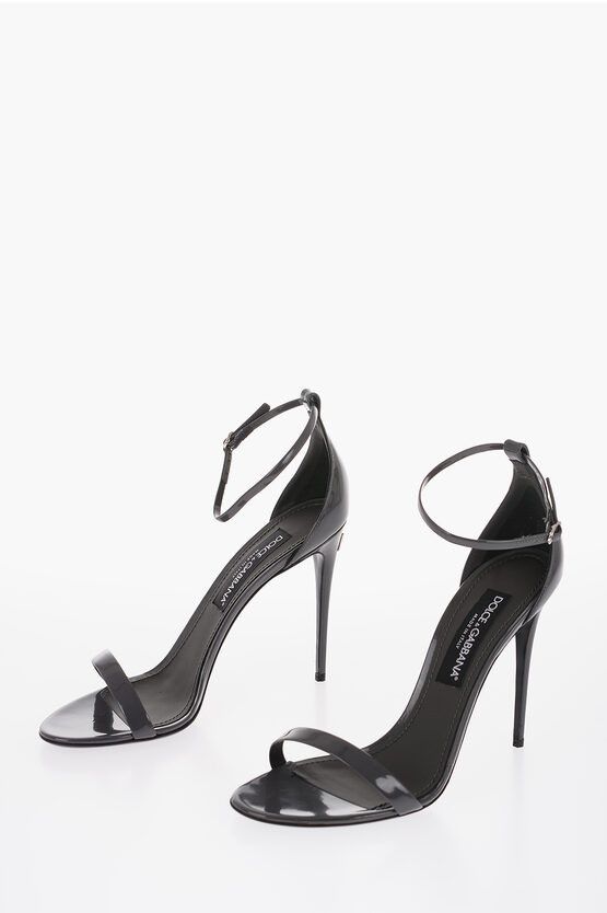 Dolce & Gabbana Patent Leather Sandals Size US 11 / IT 41 - 1 Thumbnail