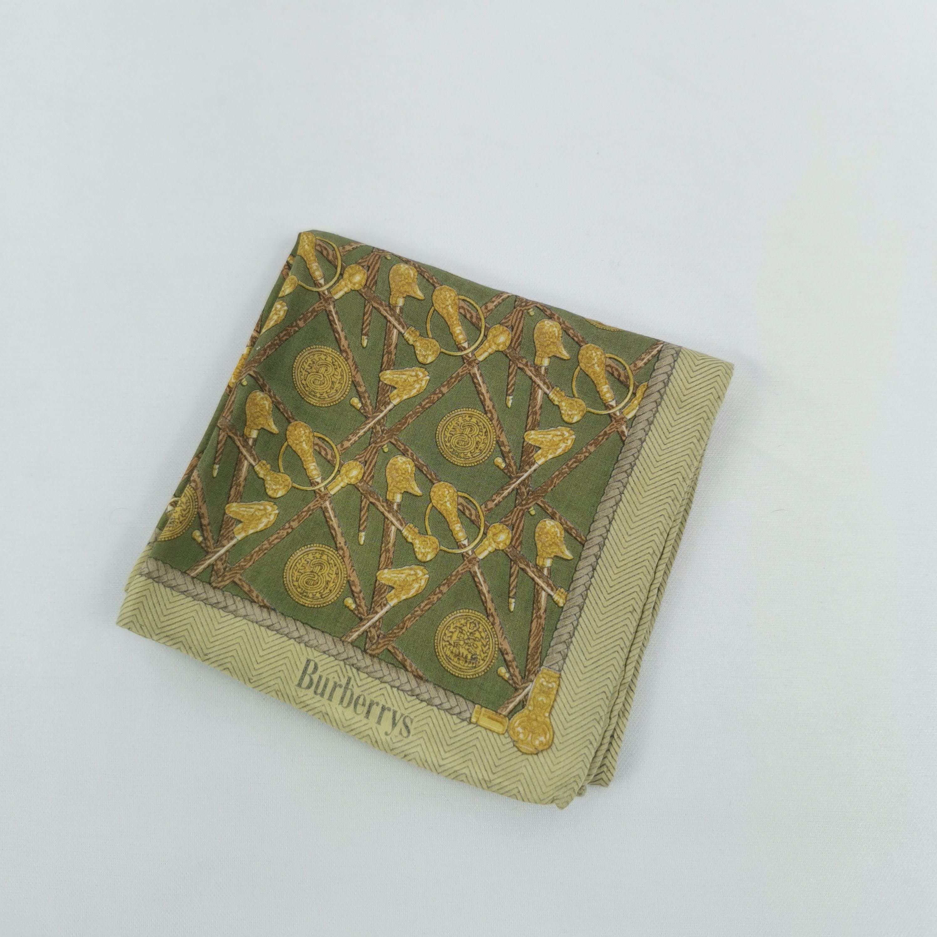 Burberry × Vintage Vintage Burberry Handkerchief Neckerchief Bandana Size ONE SIZE - 3 Thumbnail