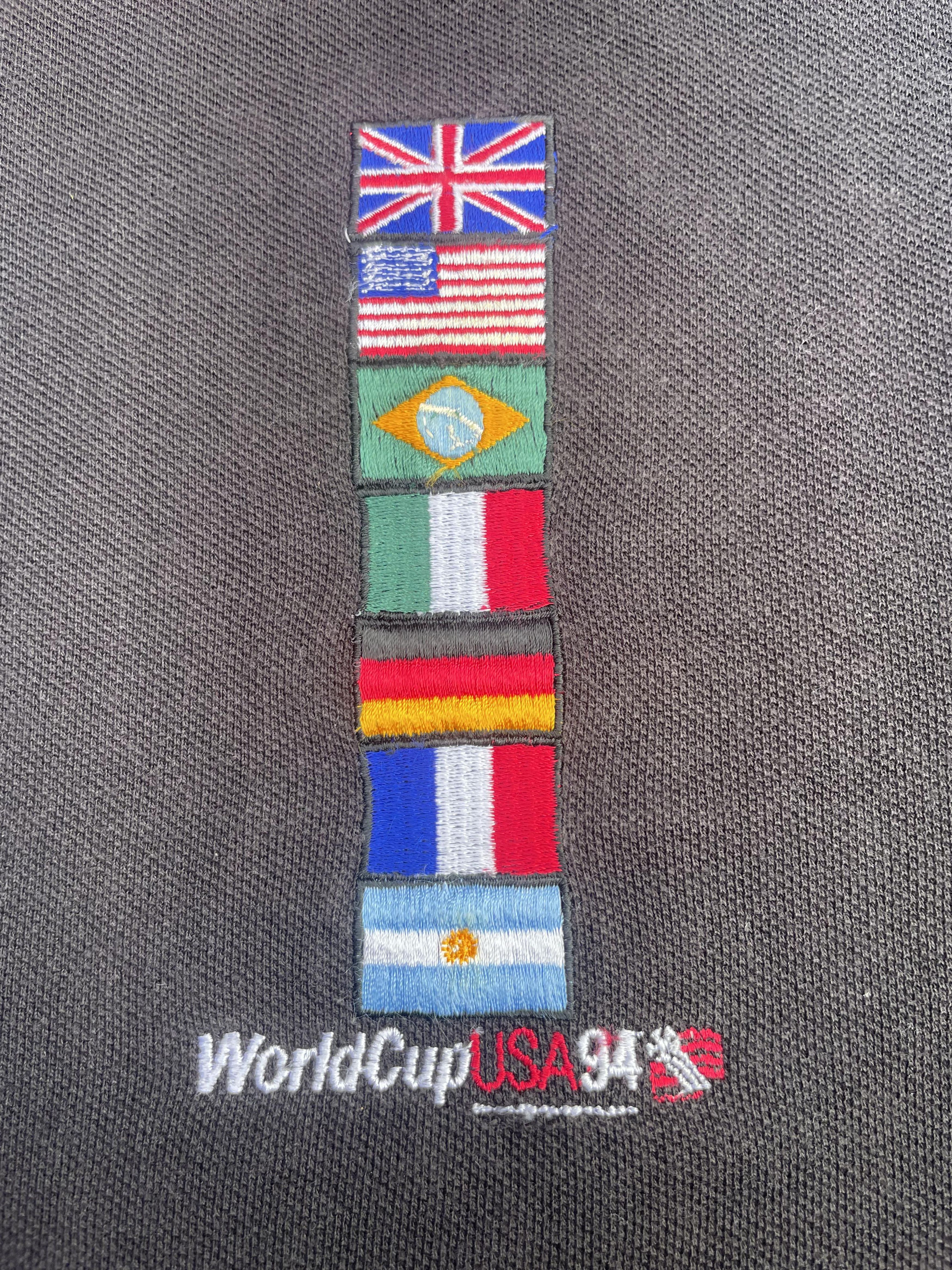 Vintage Vintage 1994 World Cup Polo Tshirt Size US L / EU 52-54 / 3 - 9 Thumbnail