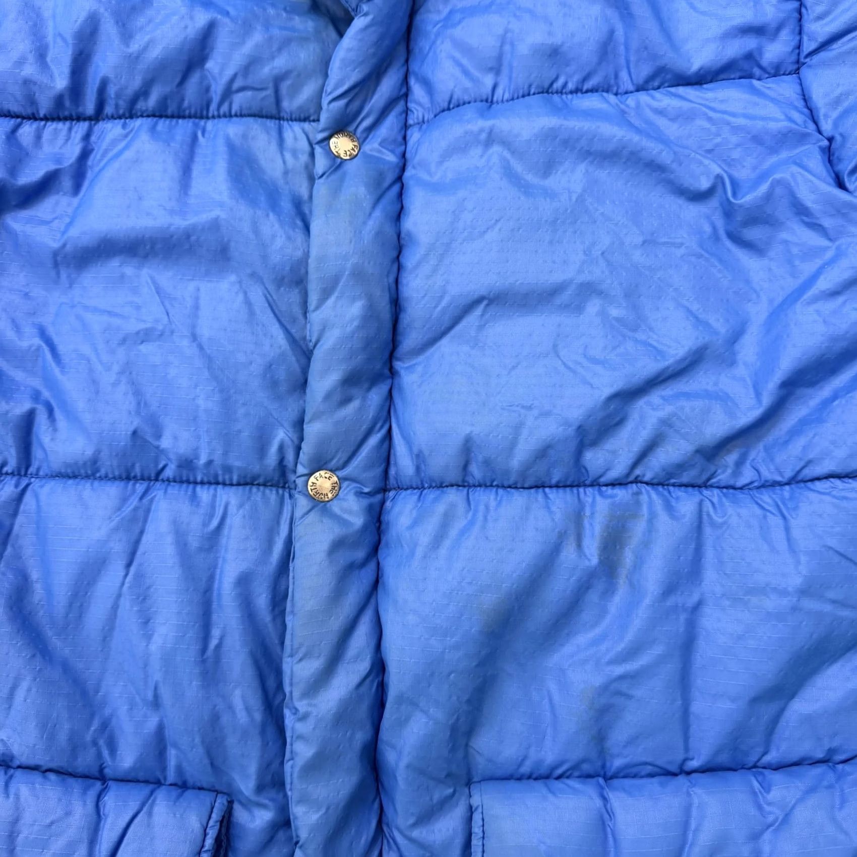 The North Face VINTAGE The North Face Puffer Jacket Mens Large Blue Hooded Insulated Quilted Zipper Pocket 1970s Outdoor Ski Winter - Mens Size US L / EU 52-54 / 3 - 6 Thumbnail