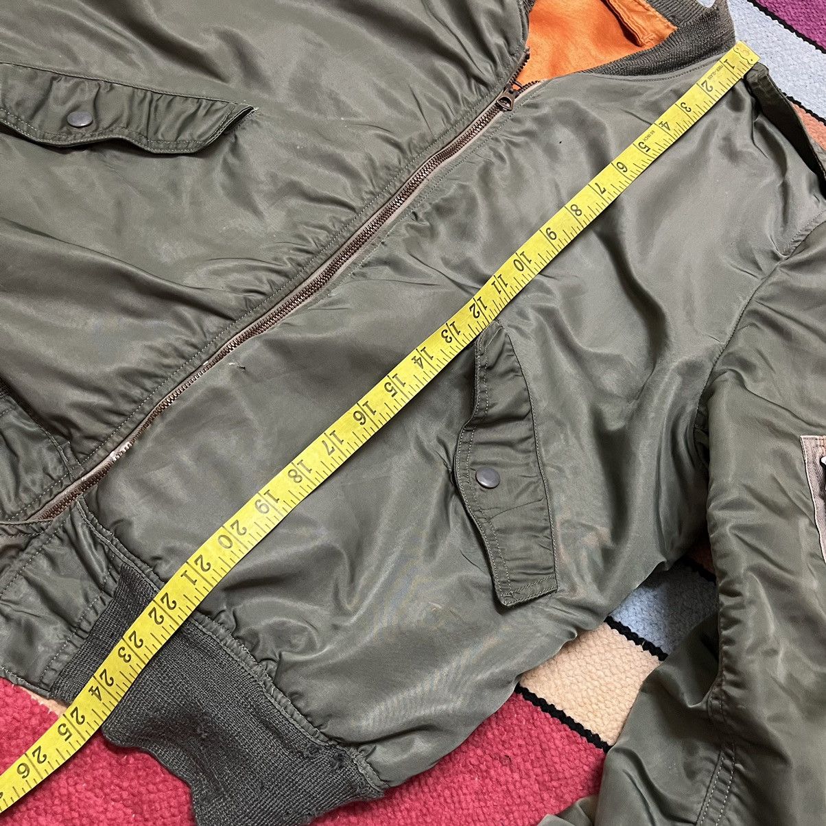 Alpha Industries × Avirex × Vintage Authentic Vintage Avirex Alpha Industry USN 70's Bomber Size US S / EU 44-46 / 1 - 14 Thumbnail